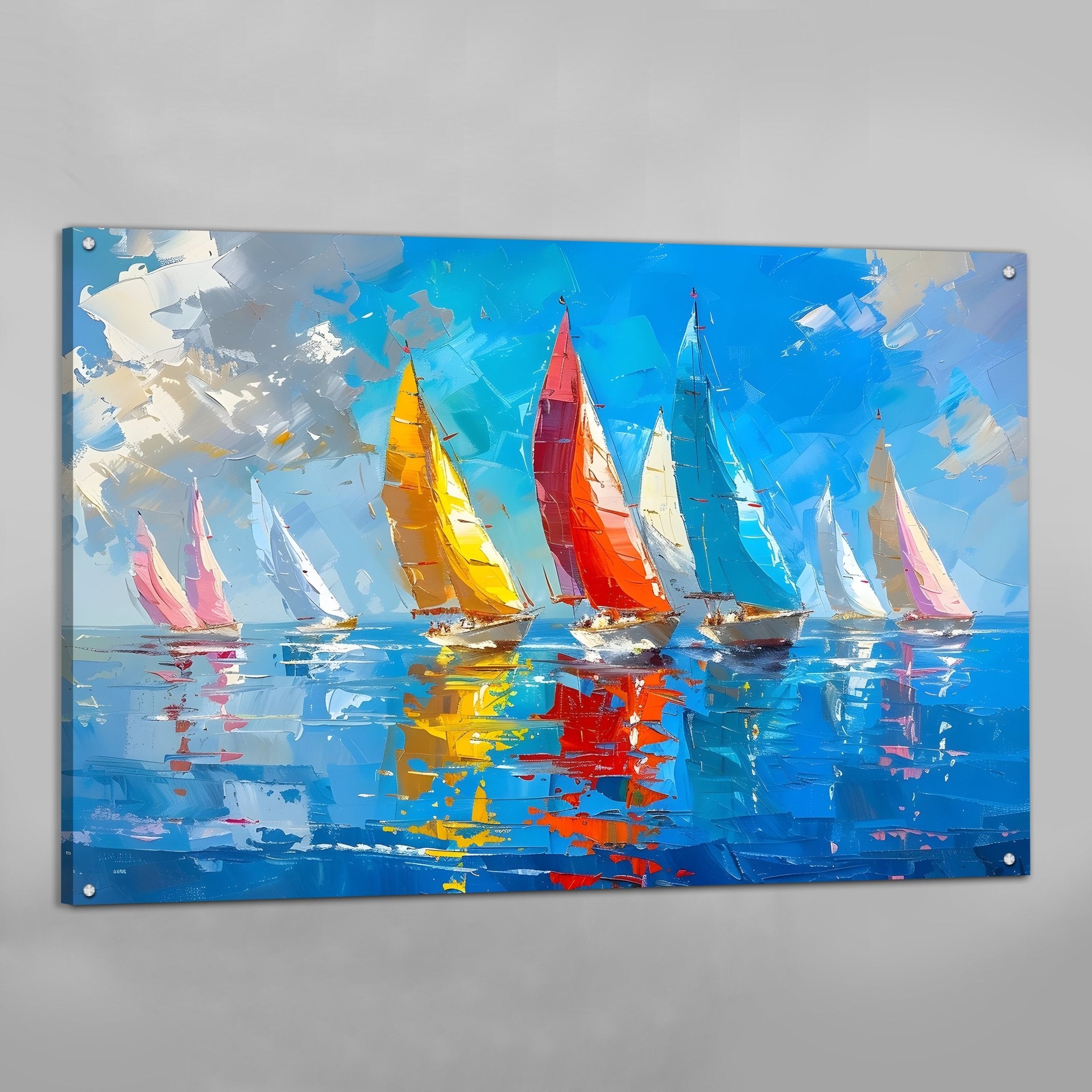 Sail Boat Wall Art - Luxury Art Canvas