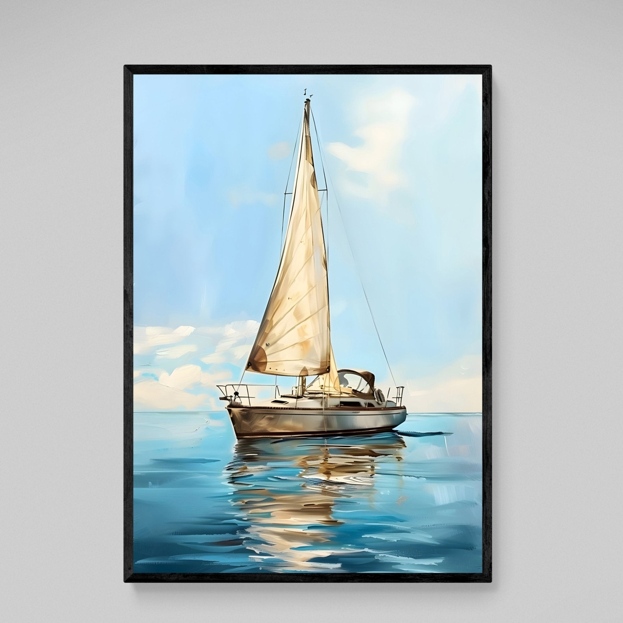 Sailing Boat Wall Art - Luxury Art Canvas