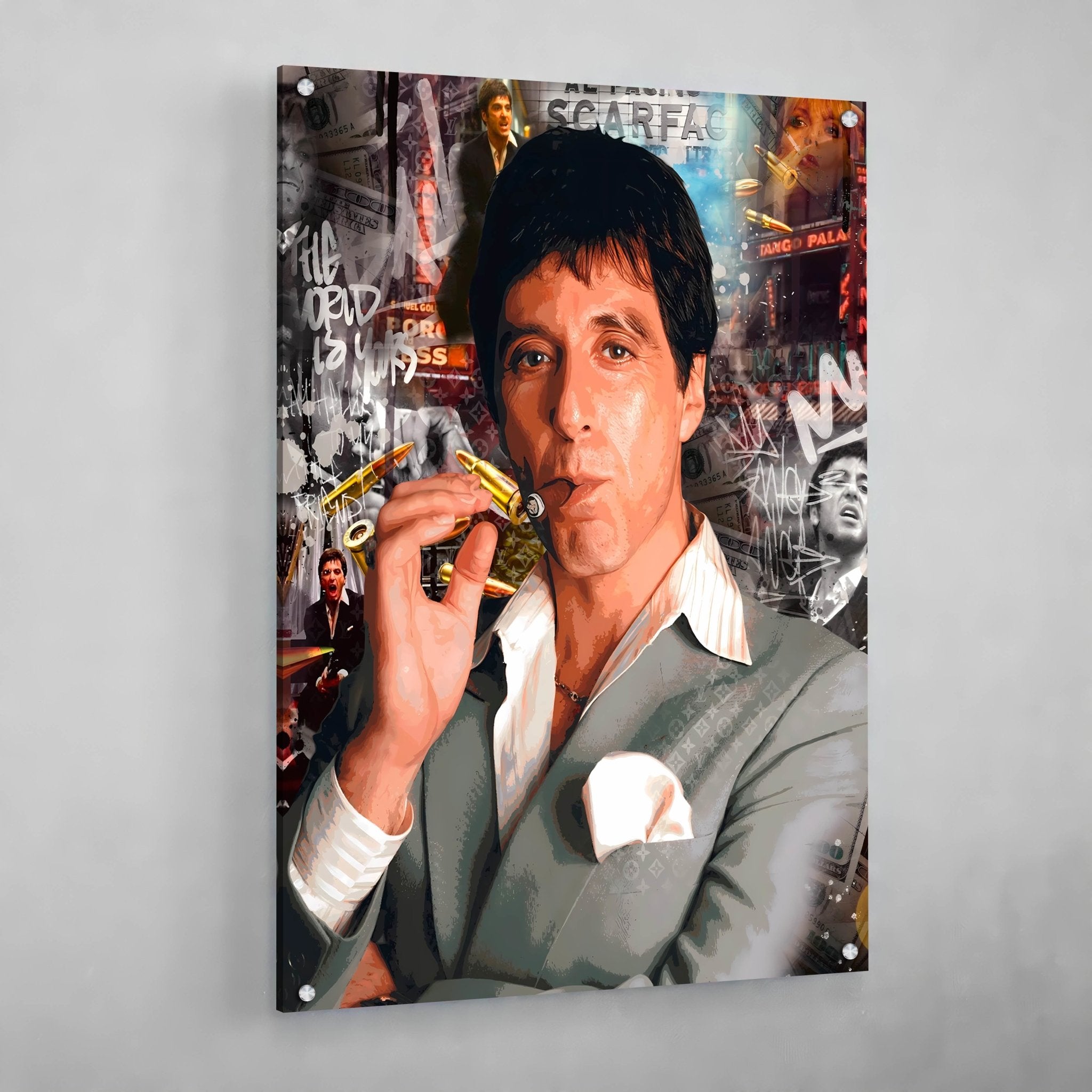 Scarface Wall Art - Luxury Art Canvas