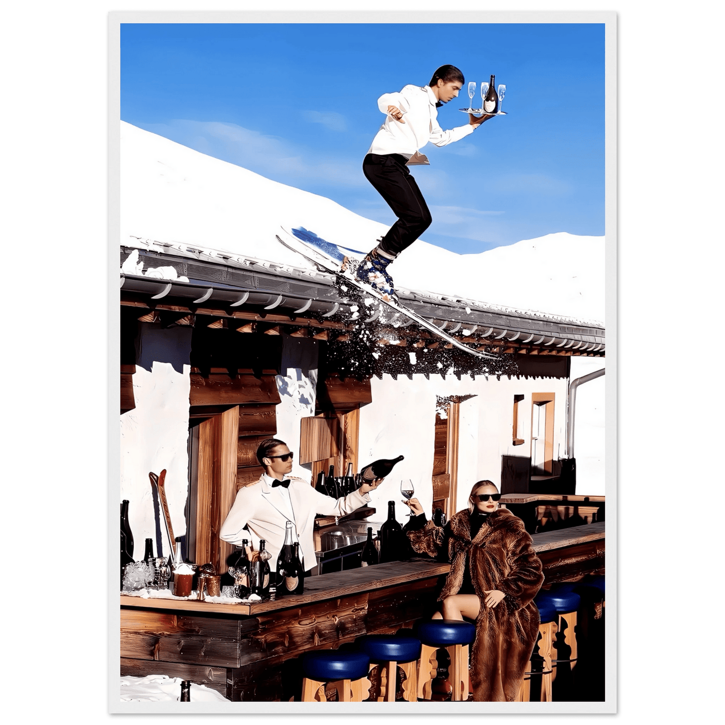 Ski Photography Wall Art - Luxury Art Canvas