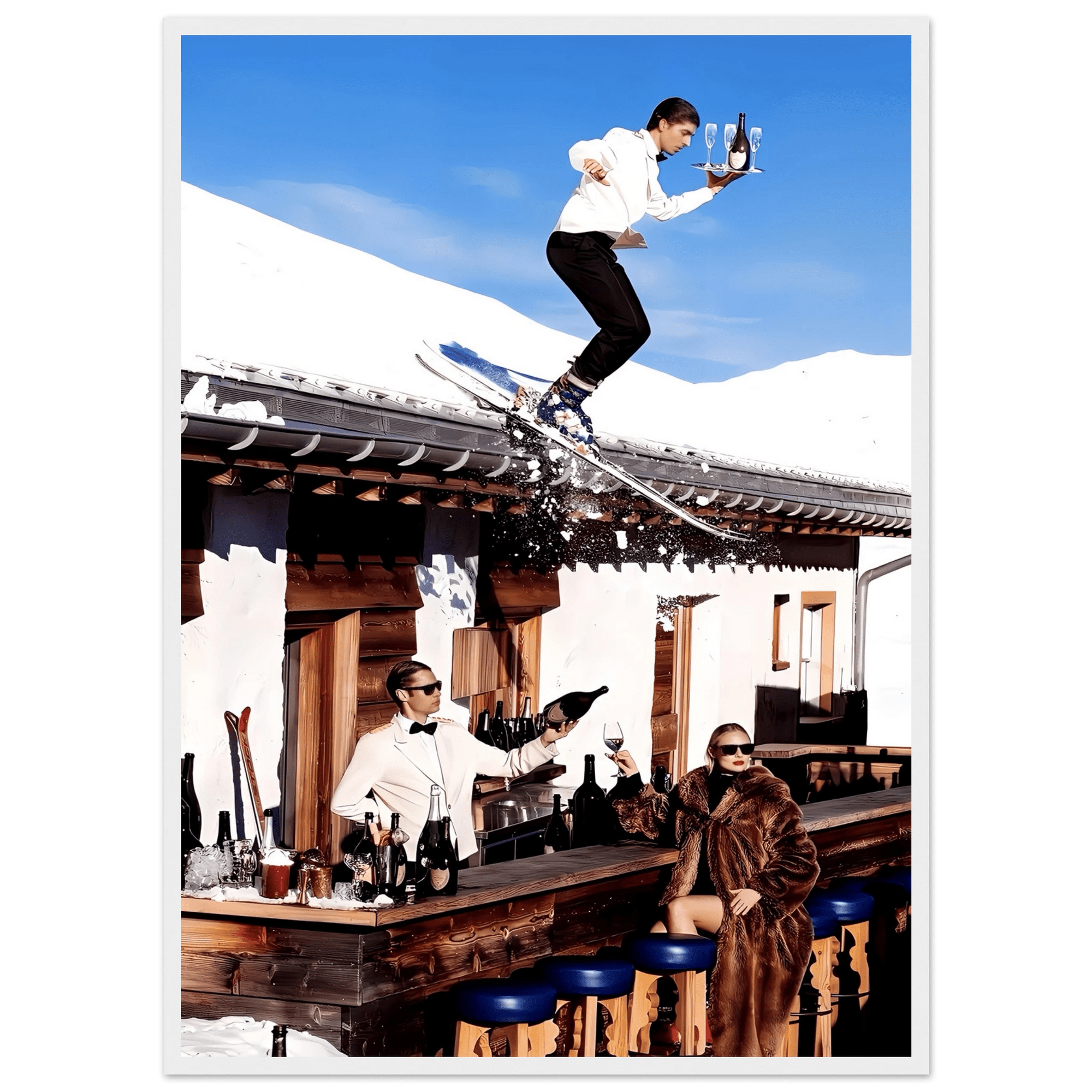 Ski Photography Wall Art - Luxury Art Canvas