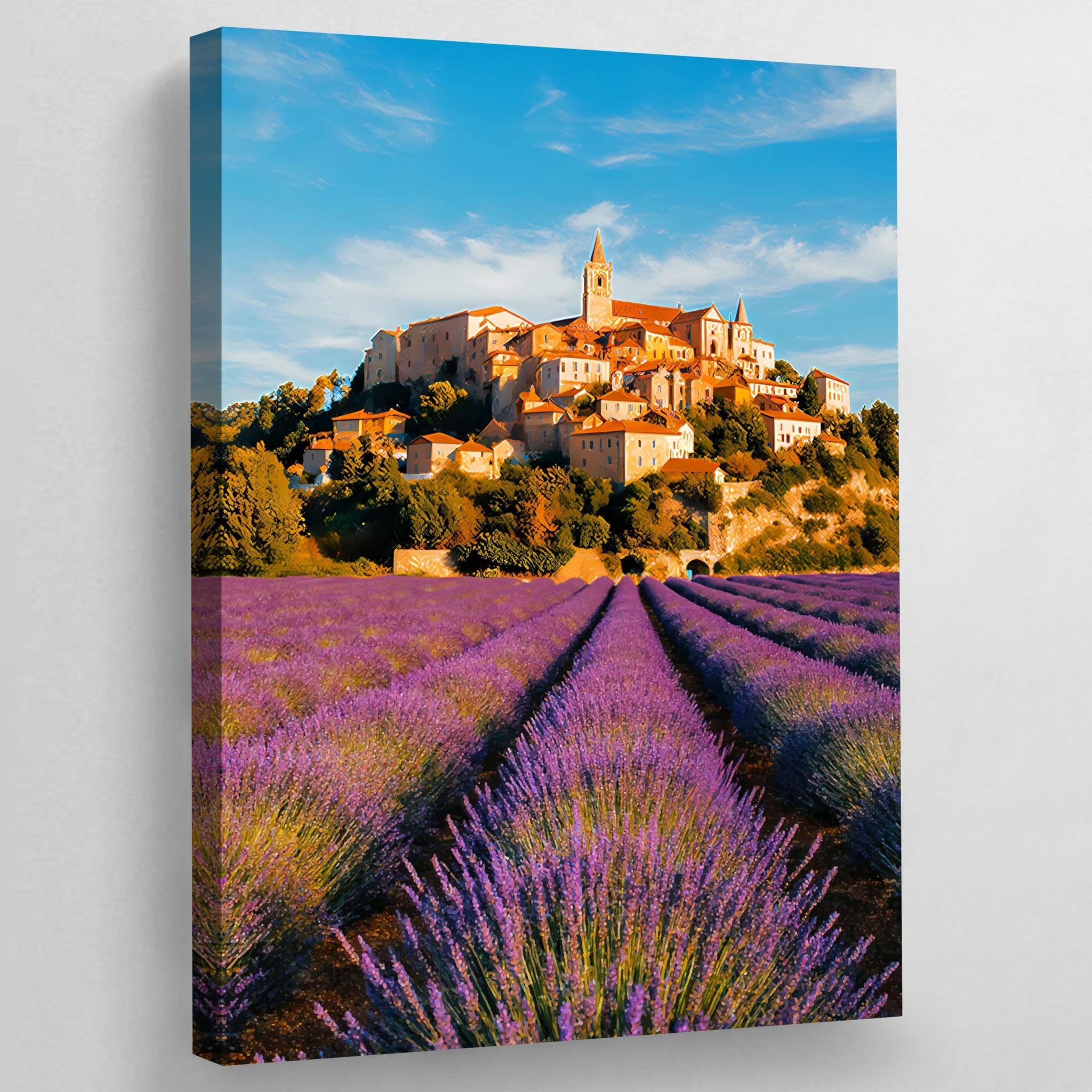 South of France Landscape Wall Art - Luxury Art Canvas