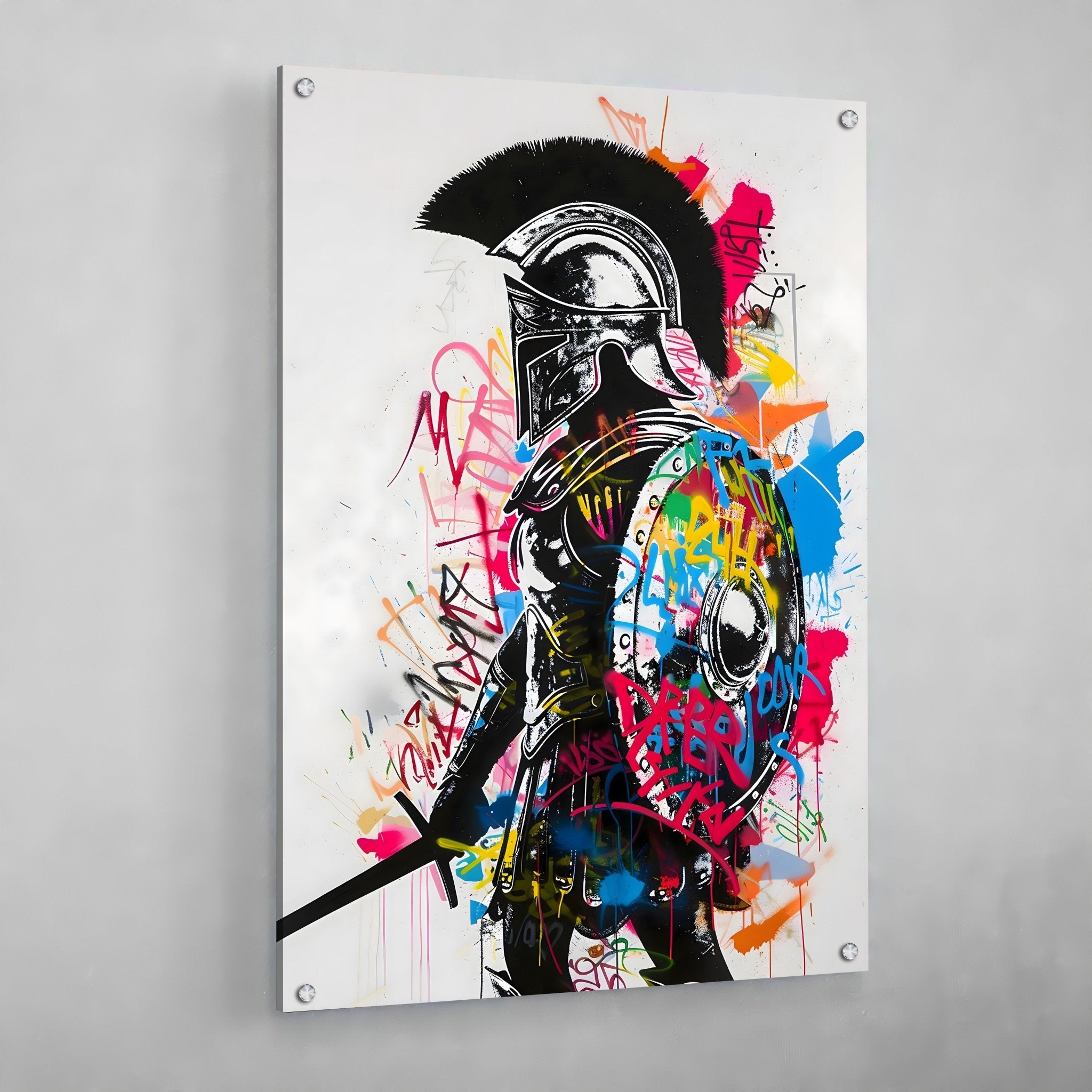 Spartan Warrior Wall Art - Luxury Art Canvas