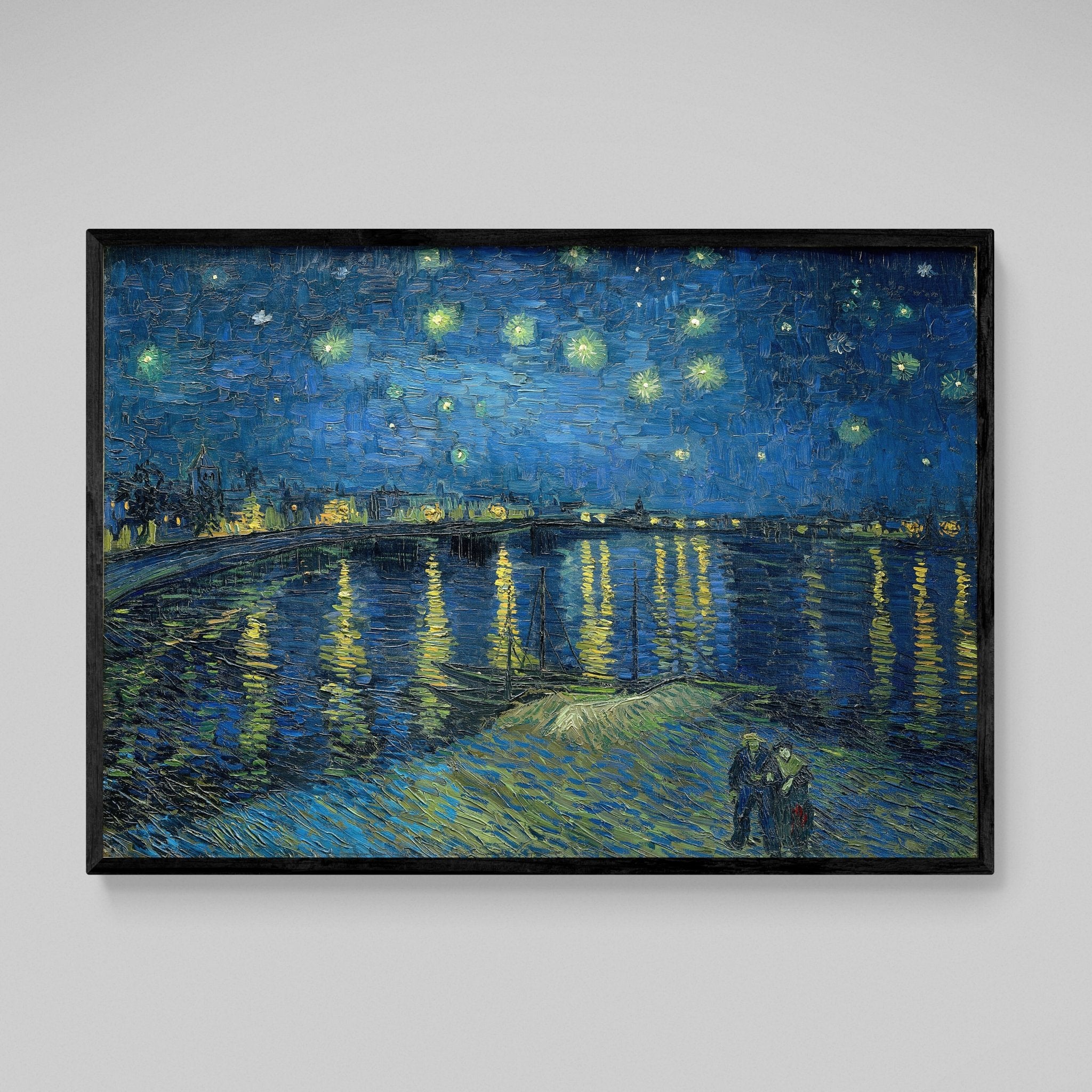 Starry Night Over The Rhone Wall Art - Luxury Art Canvas