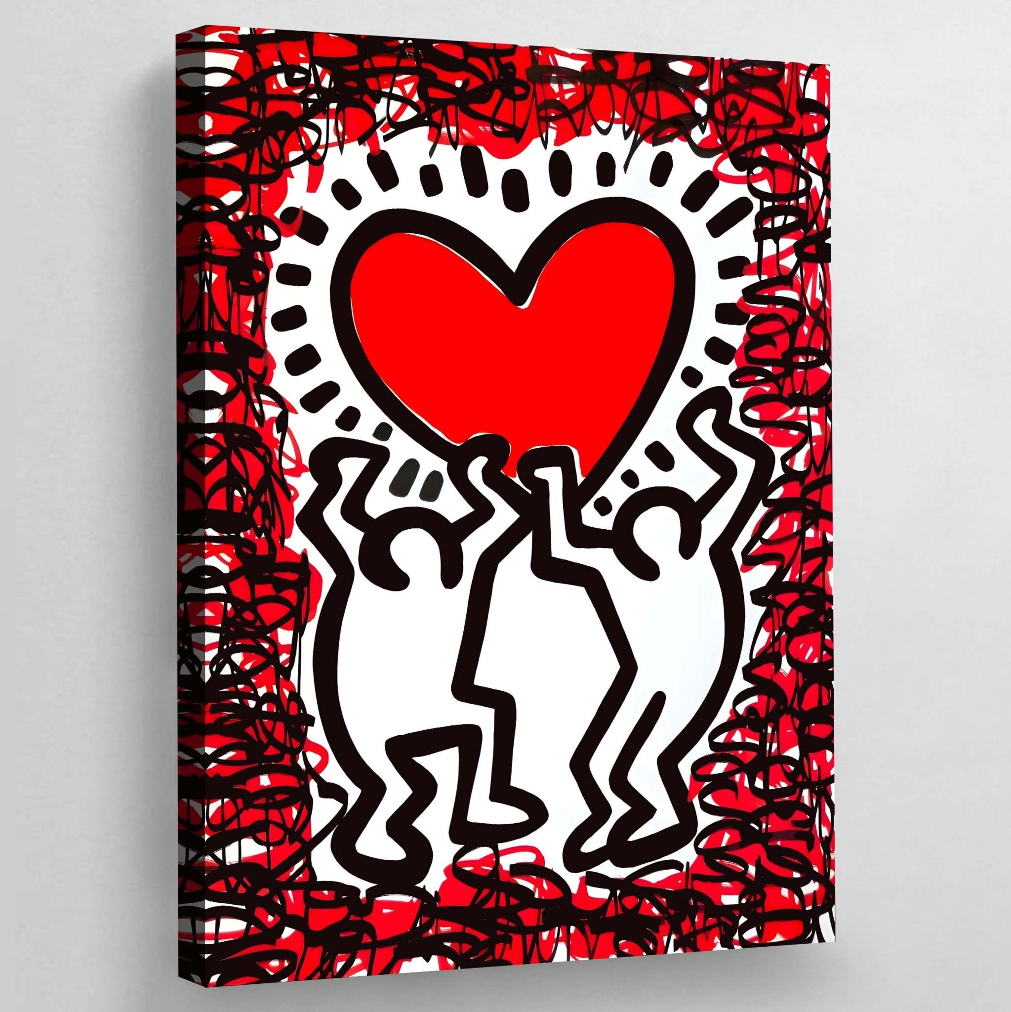 Street Art Keith Haring Wall Art - Luxury Art Canvas