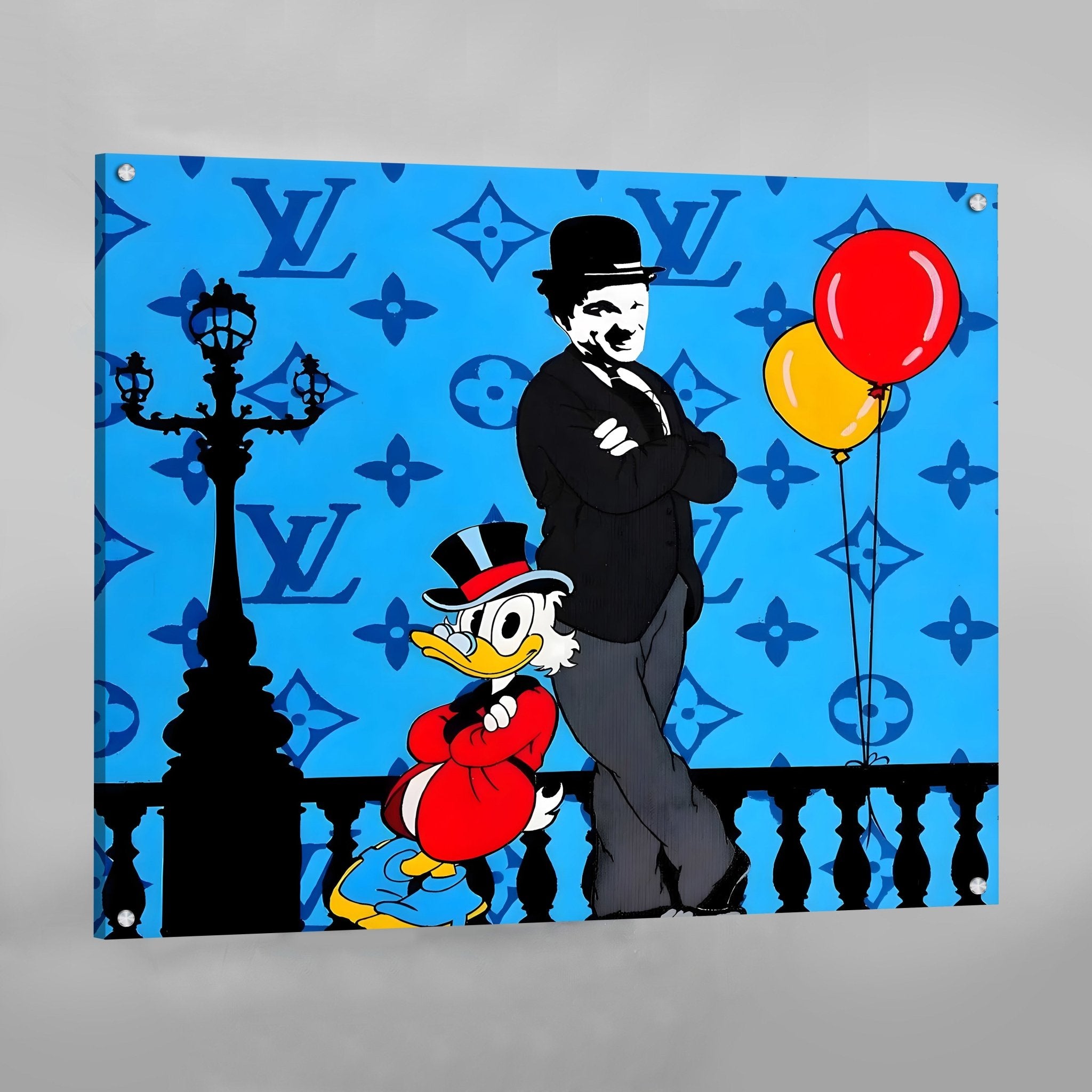 Street Art Louis Vuitton Wall Art - Luxury Art Canvas