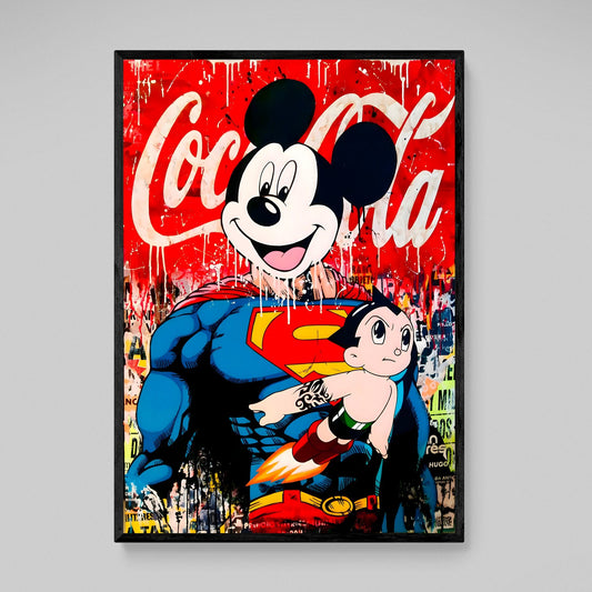 Street Art Pop Culture Wall Art - Luxury Art Canvas