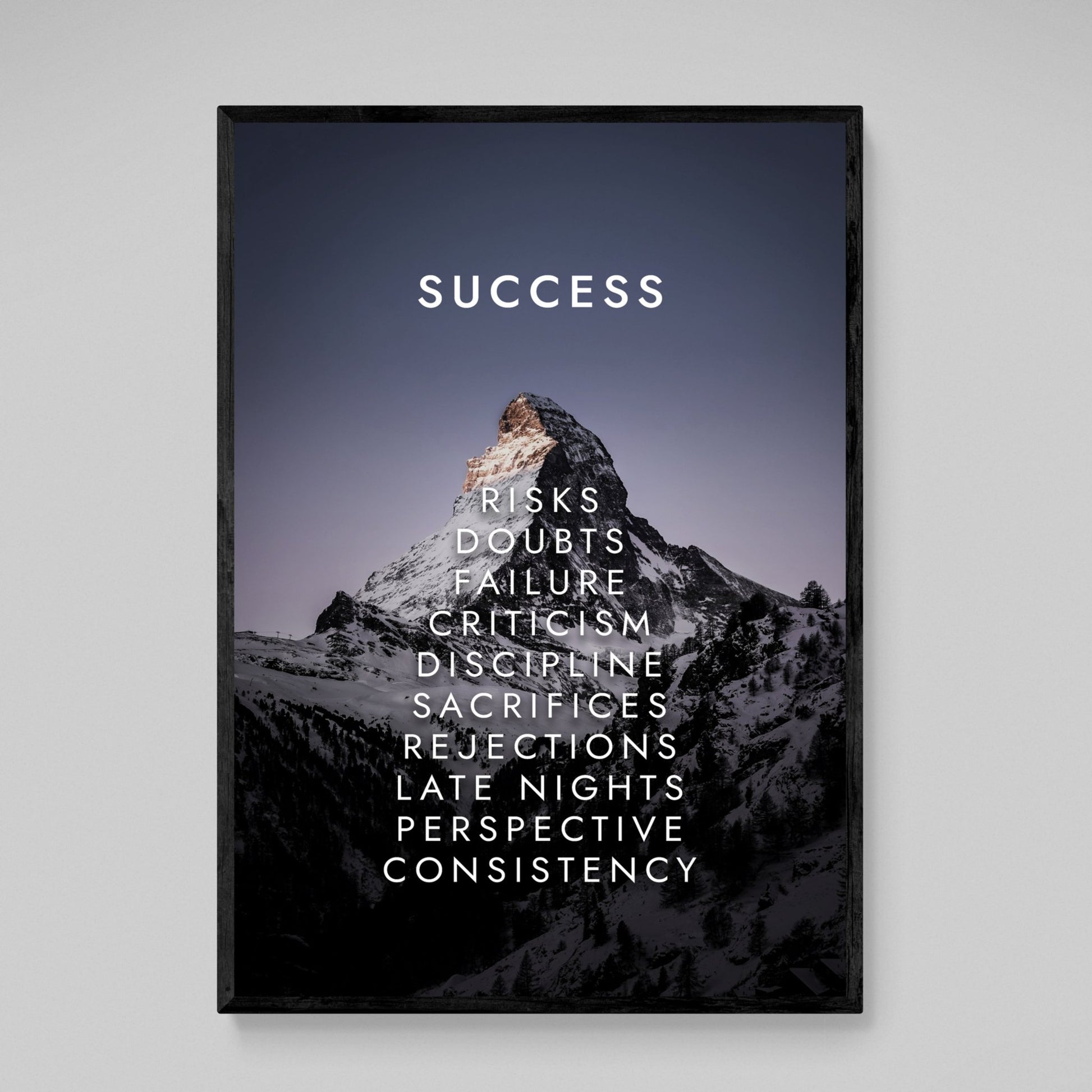 Success Poster - Luxury Art Canvas