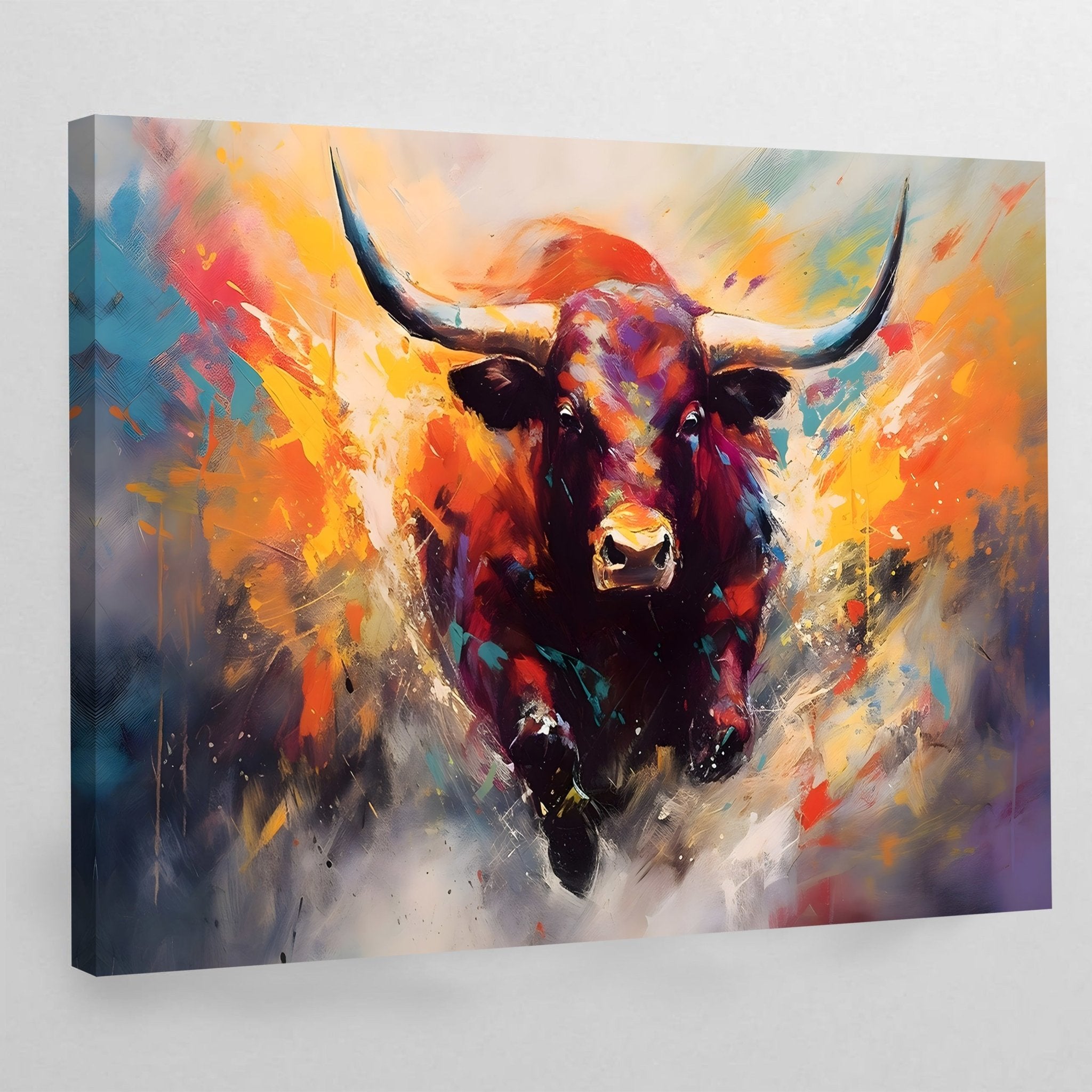 Taurus Graffiti Wall Art - Luxury Art Canvas