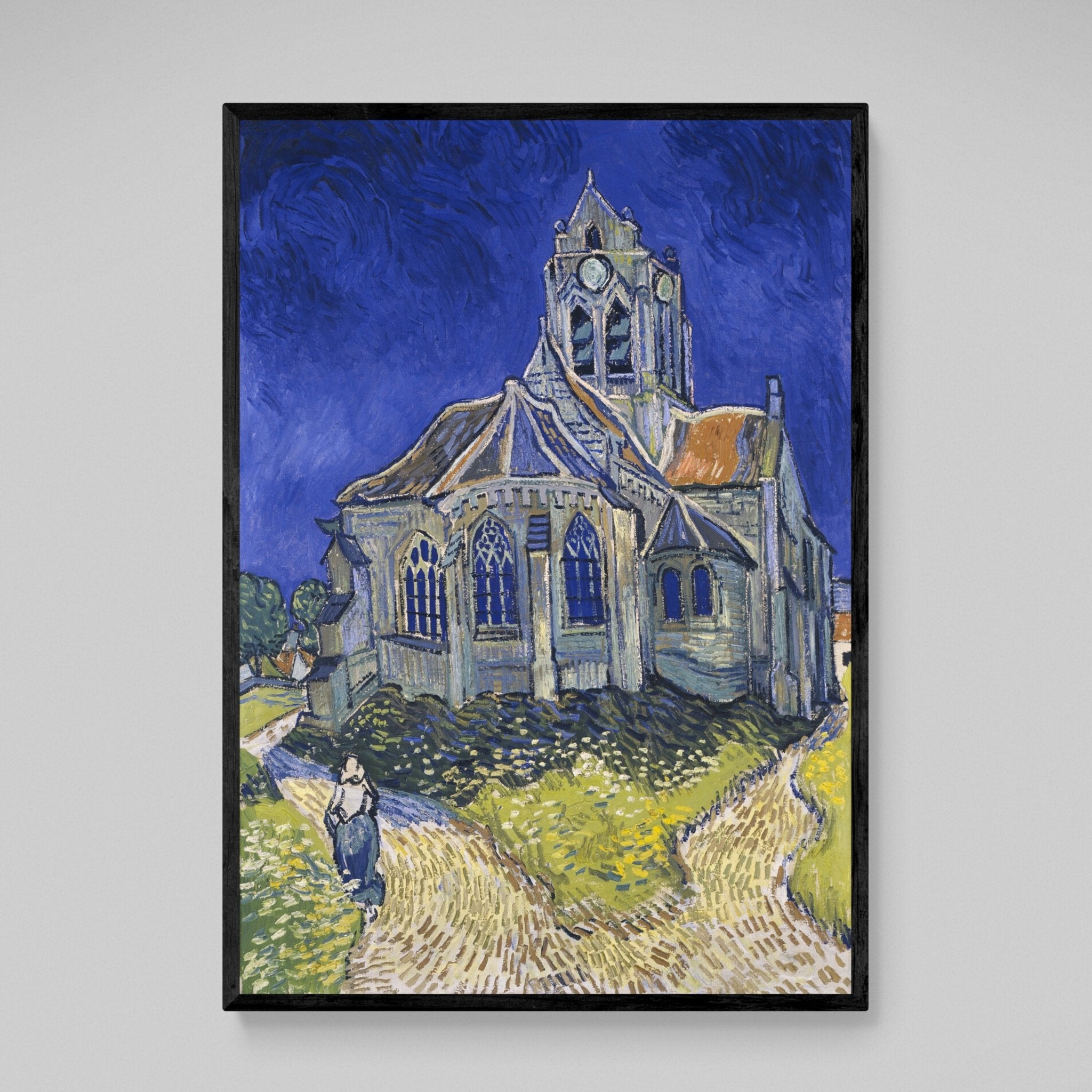 The Church At Auvers Van Gogh Wall Art - Luxury Art Canvas