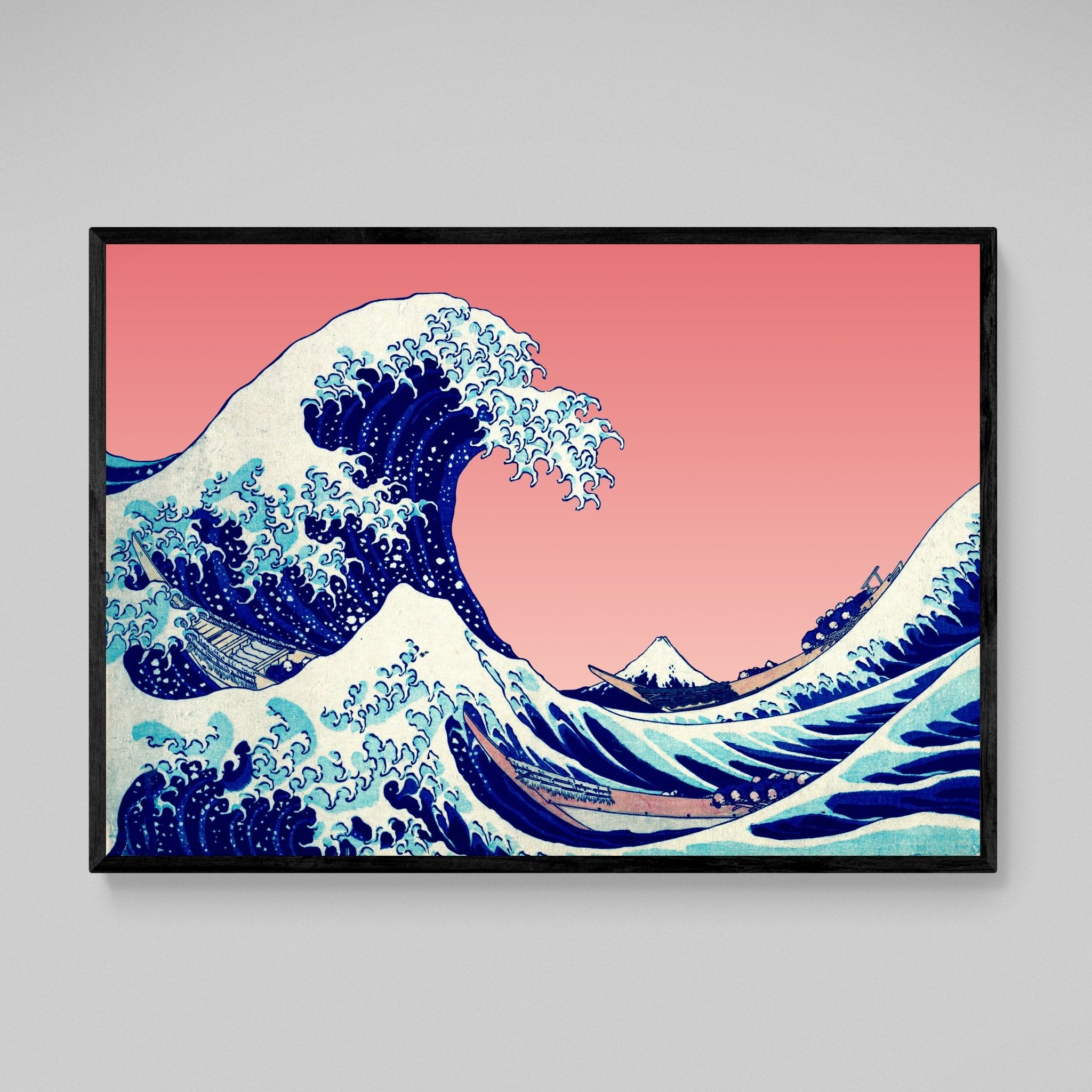 The Great Wave off Kanagawa Modern Wall Art - Luxury Art Canvas