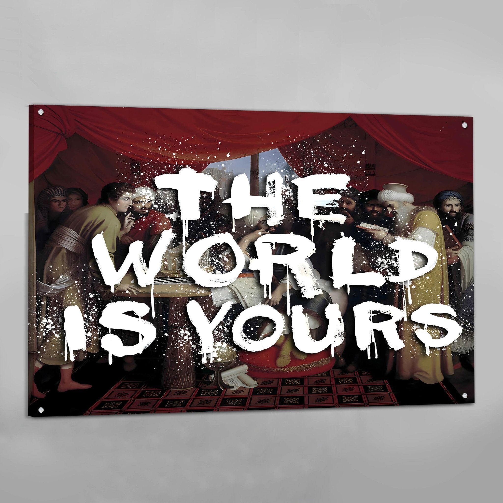 The World Is Yours Canvas Art - Luxury Art Canvas
