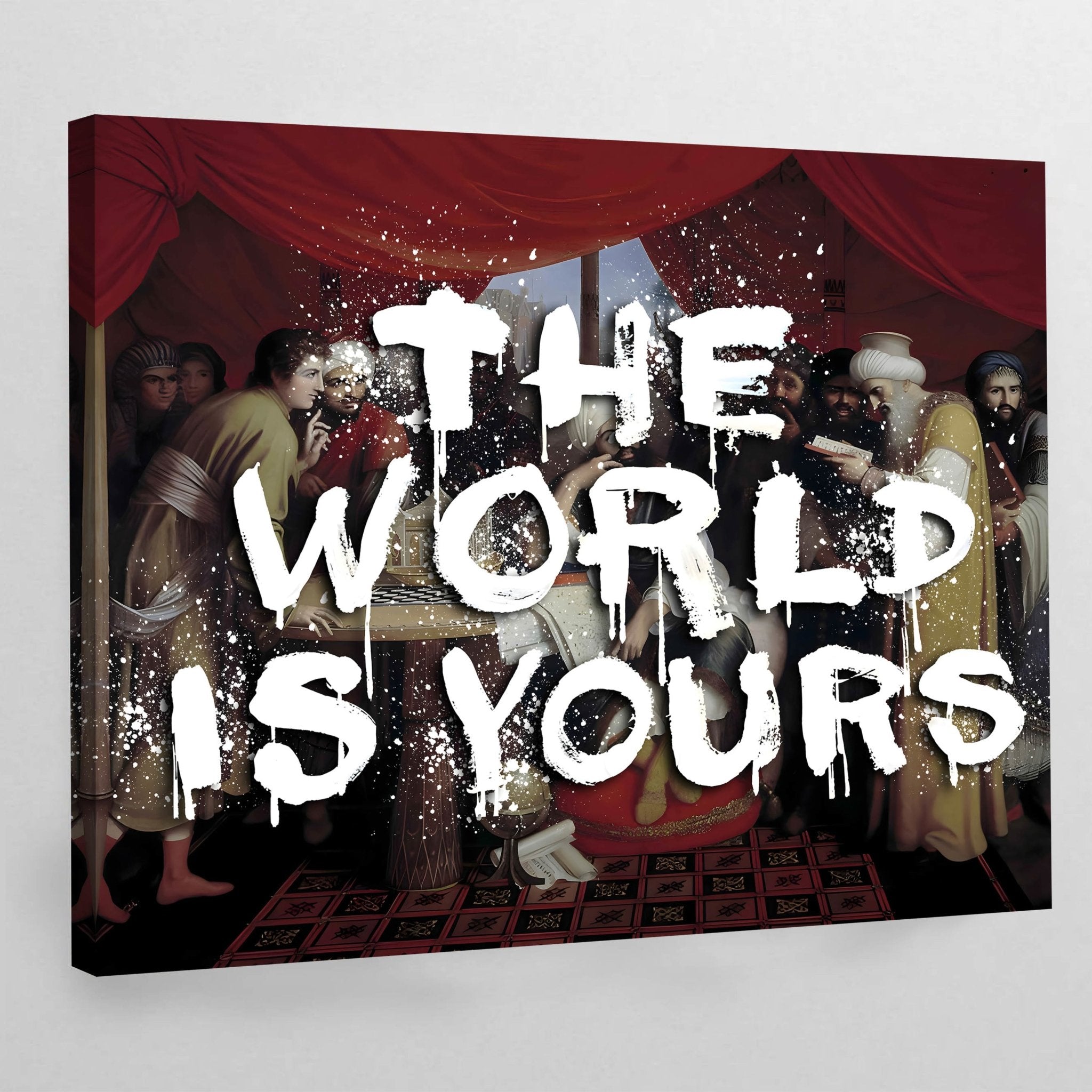 The World Is Yours Canvas Art - Luxury Art Canvas