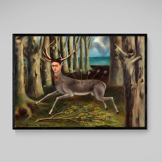 The Wounded Deer Frida Kahlo Wall Art - Luxury Art Canvas