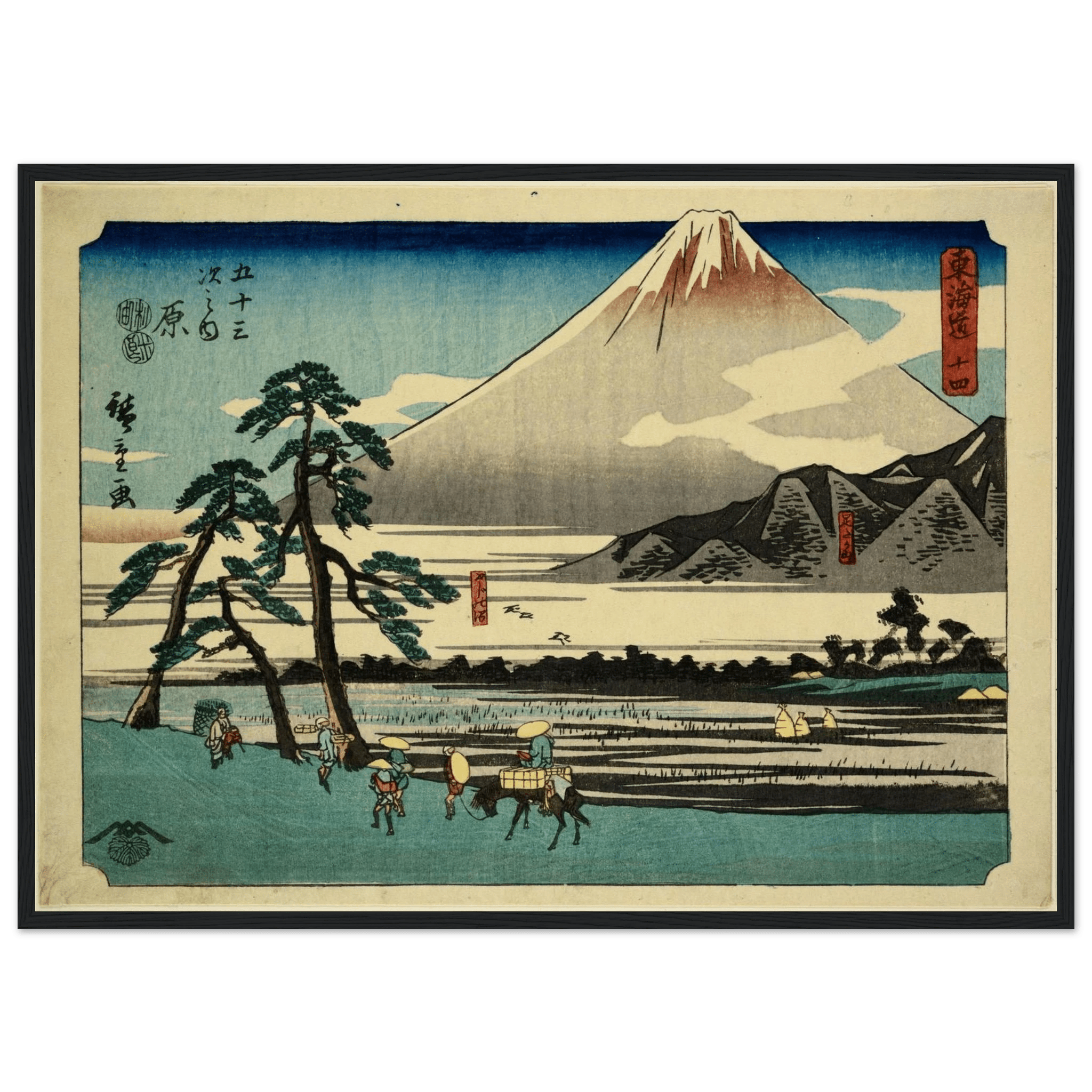 Traditional Mount Fuji Japanese Wall Art - Luxury Art Canvas