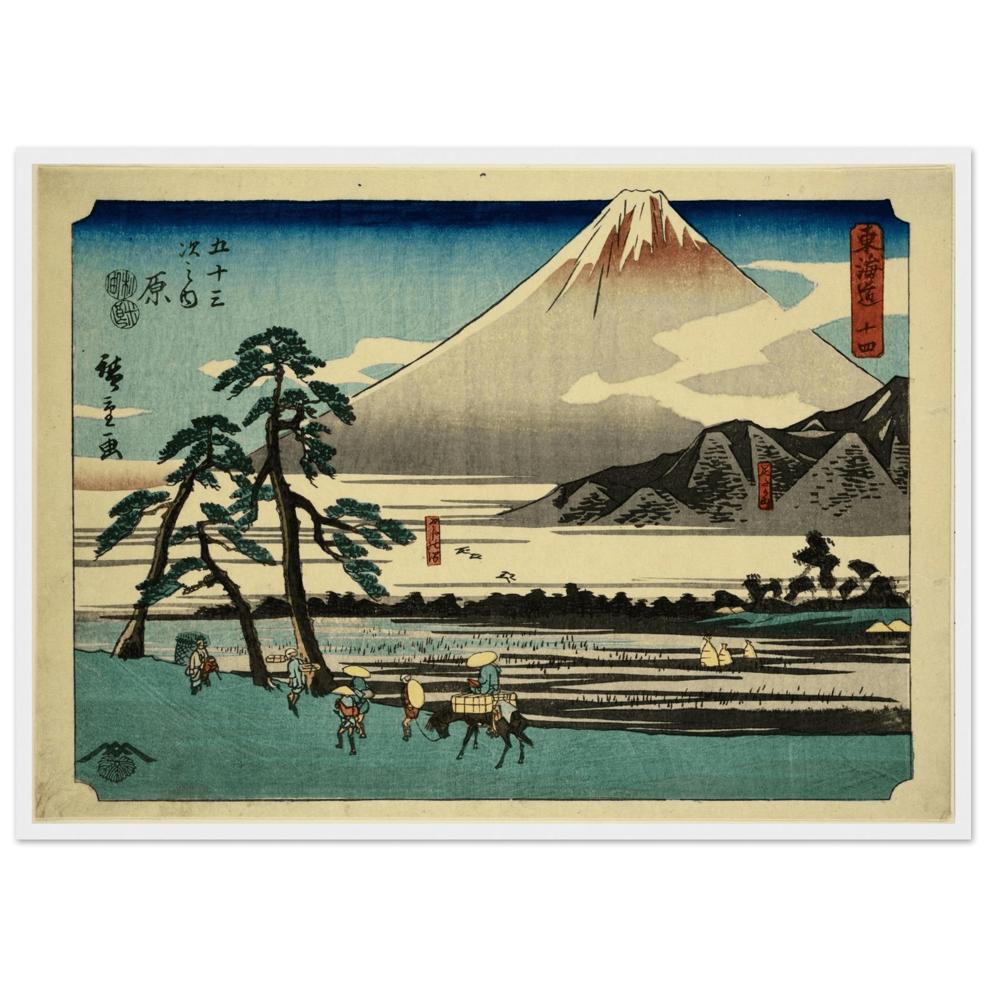 Traditional Mount Fuji Japanese Wall Art - Luxury Art Canvas