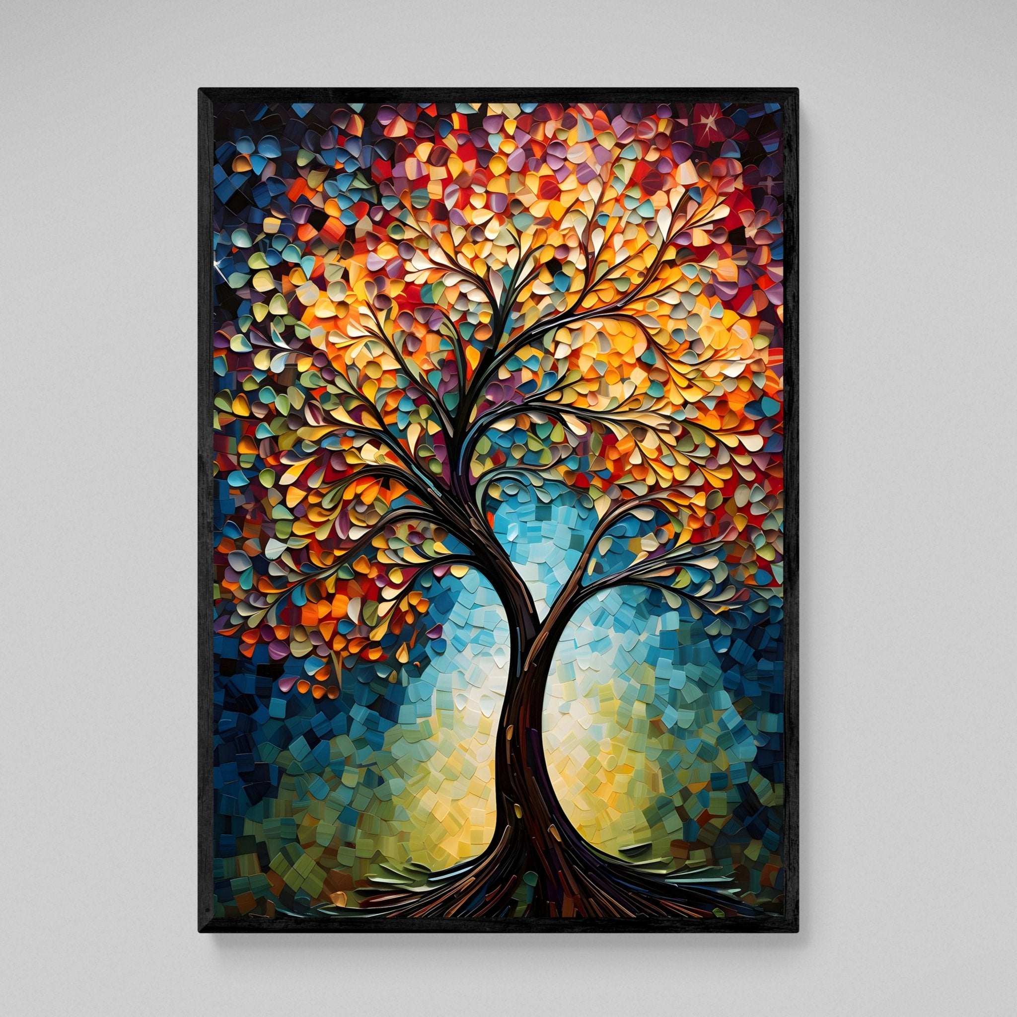Tree Of Life Decor Wall Art - Luxury Art Canvas