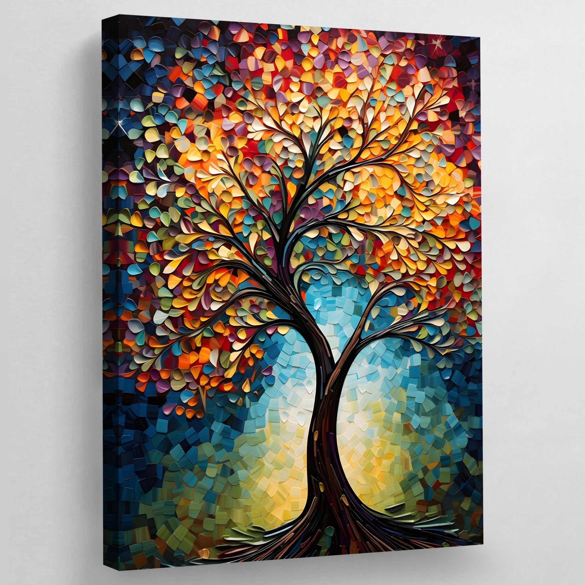 Tree Of Life Decor Wall Art - Luxury Art Canvas