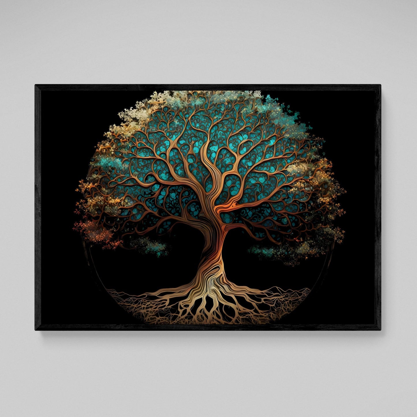 Tree Of Life Wall Art Large - Luxury Art Canvas