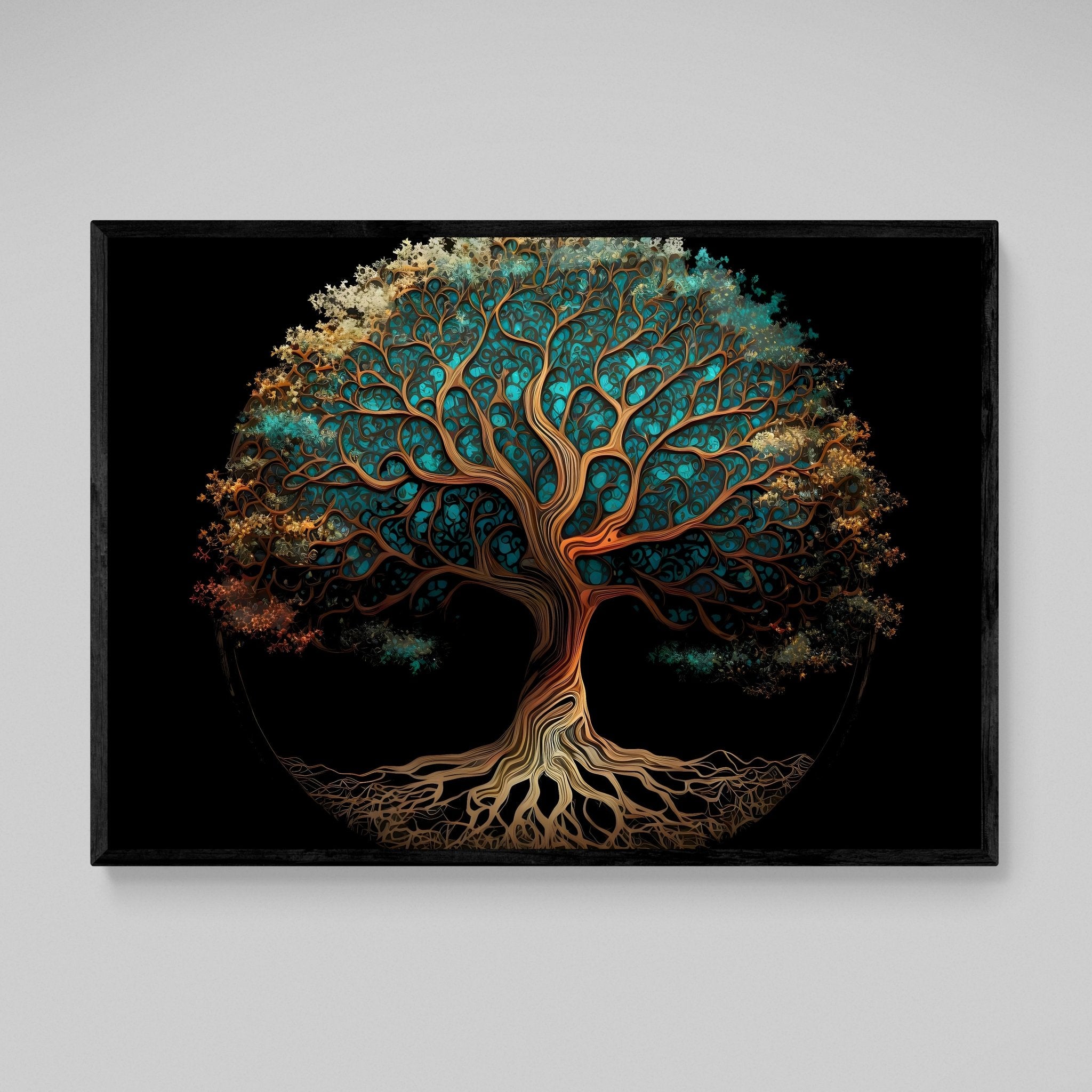 Tree Of Life Wall Art Large - Luxury Art Canvas