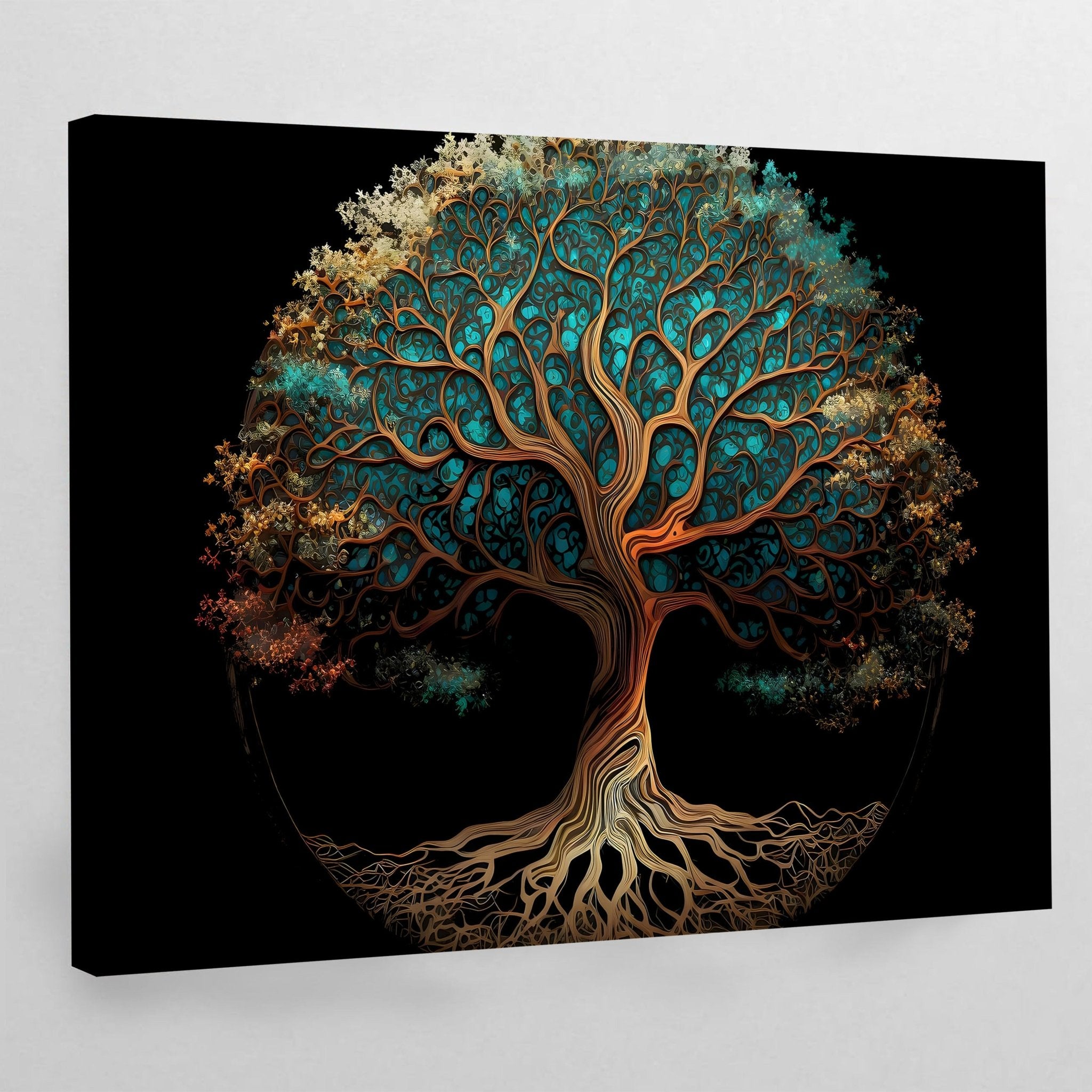 Tree Of Life Wall Art Large - Luxury Art Canvas