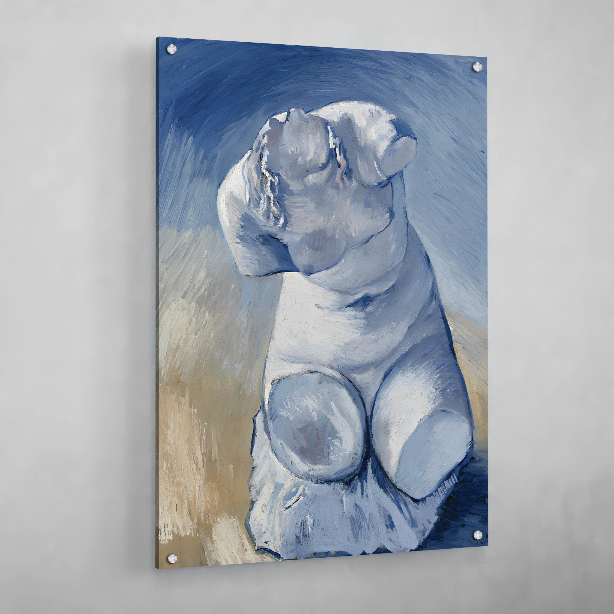 Van Gogh Statuette Of A Female Torso Wall Art - Luxury Art Canvas