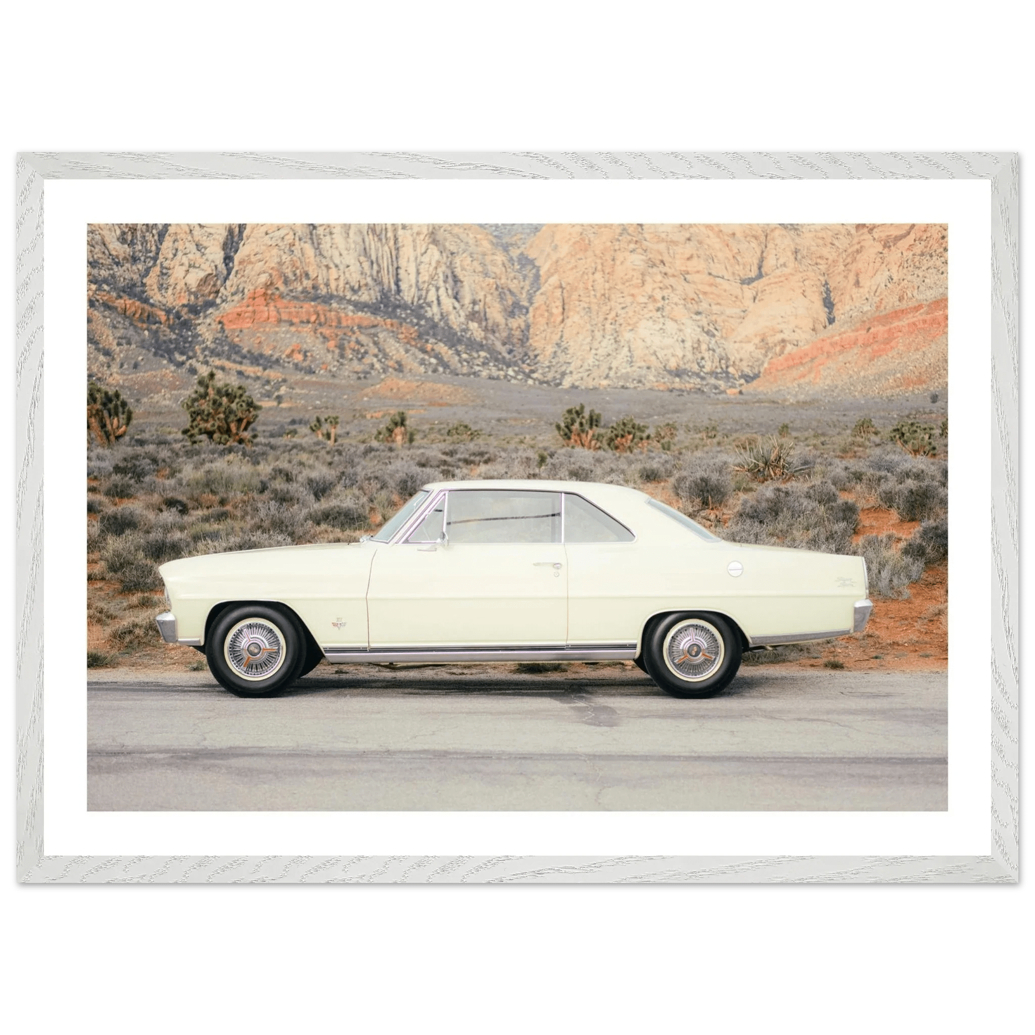 Vintage American Car Photography Wall Art - Luxury Art Canvas