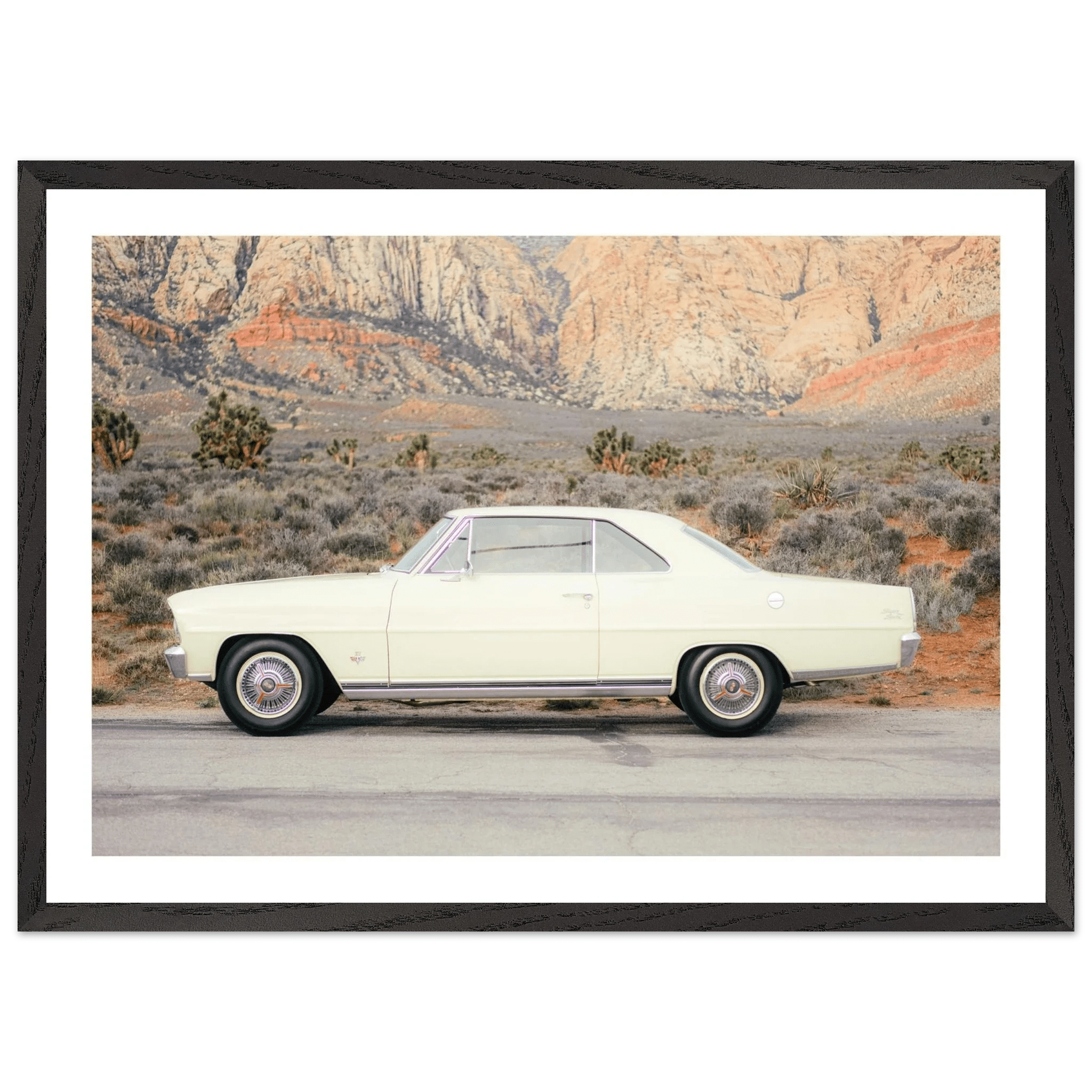 Vintage American Car Photography Wall Art - Luxury Art Canvas