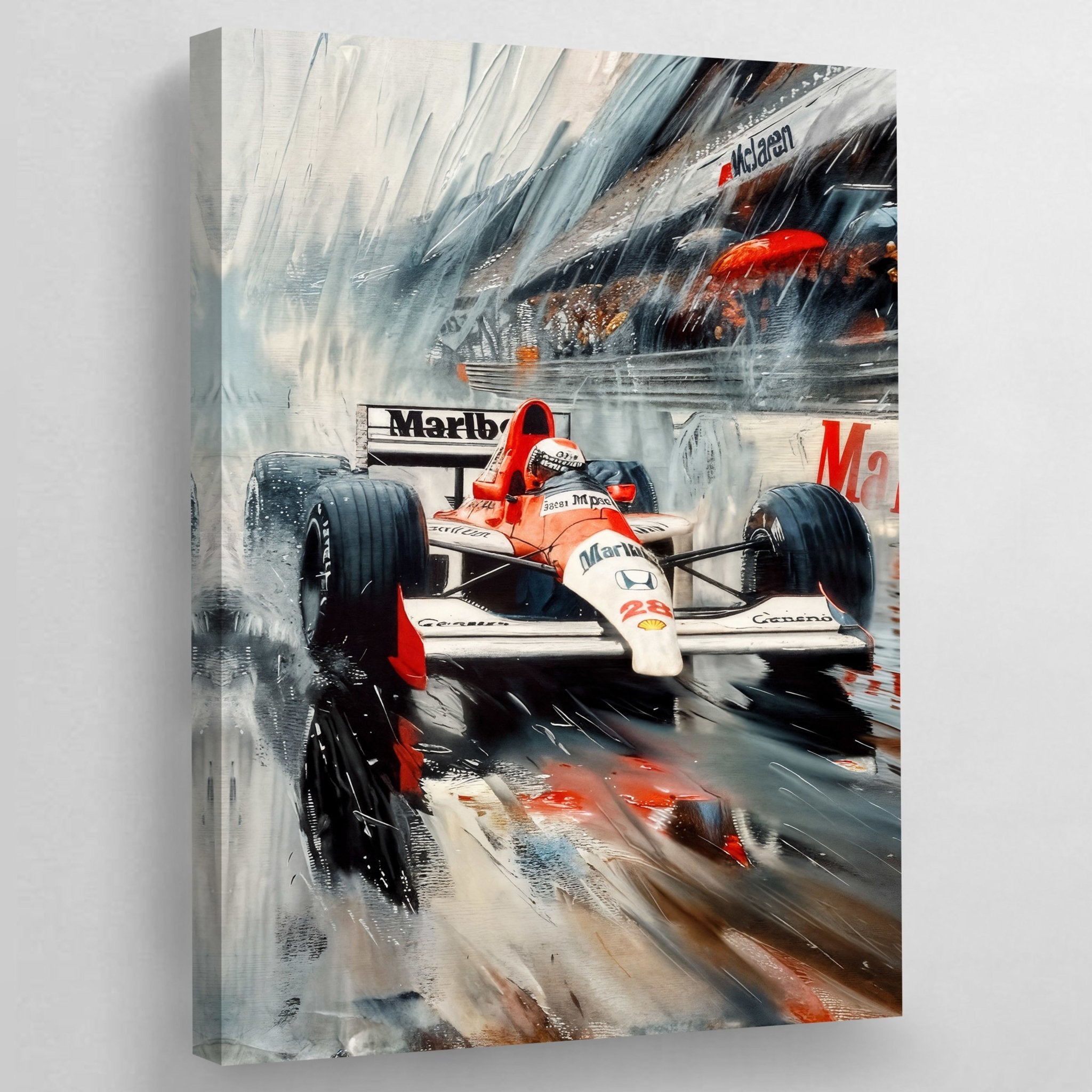 Vintage McLaren F1 Wall Art - Luxury Art Canvas