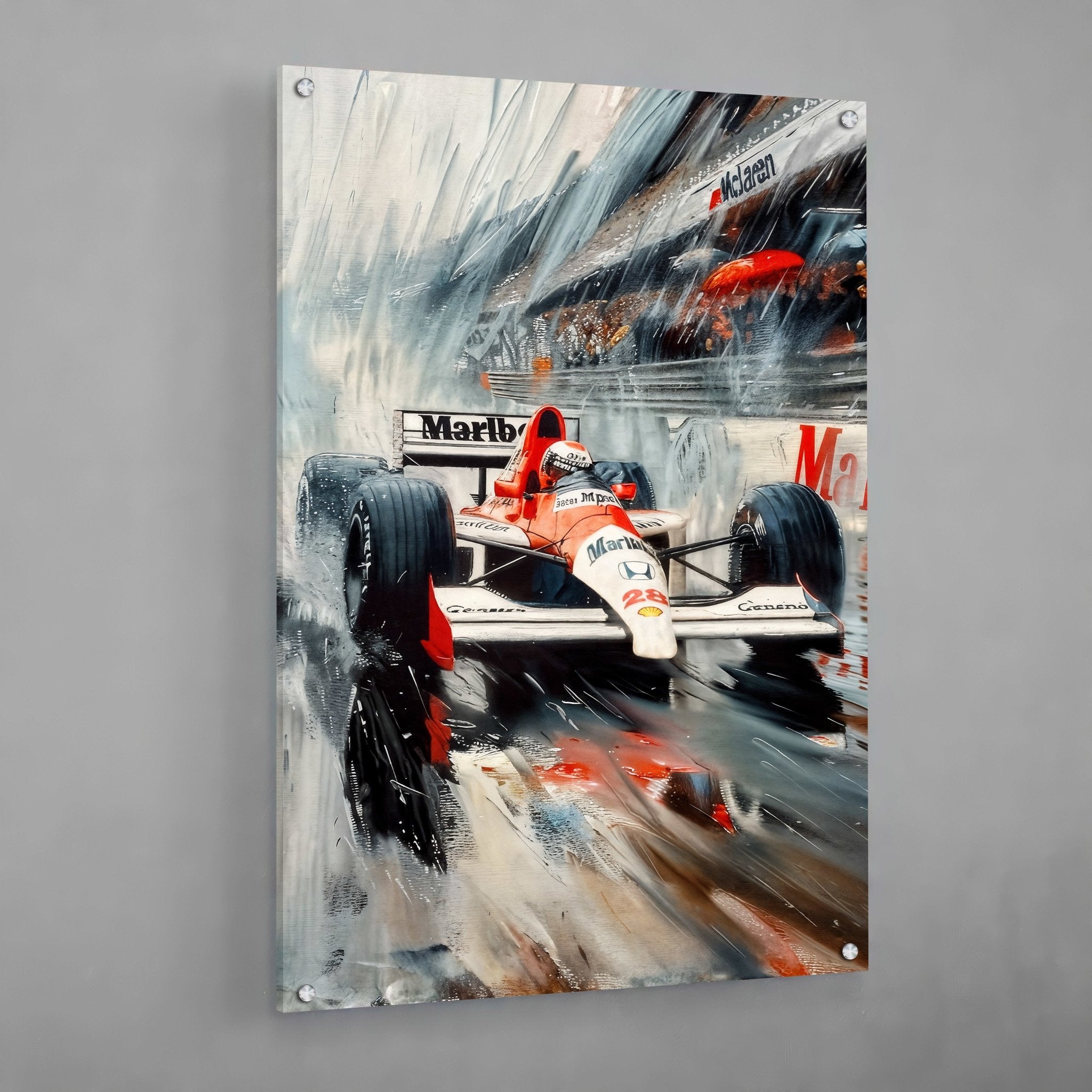 Vintage McLaren F1 Wall Art - Luxury Art Canvas