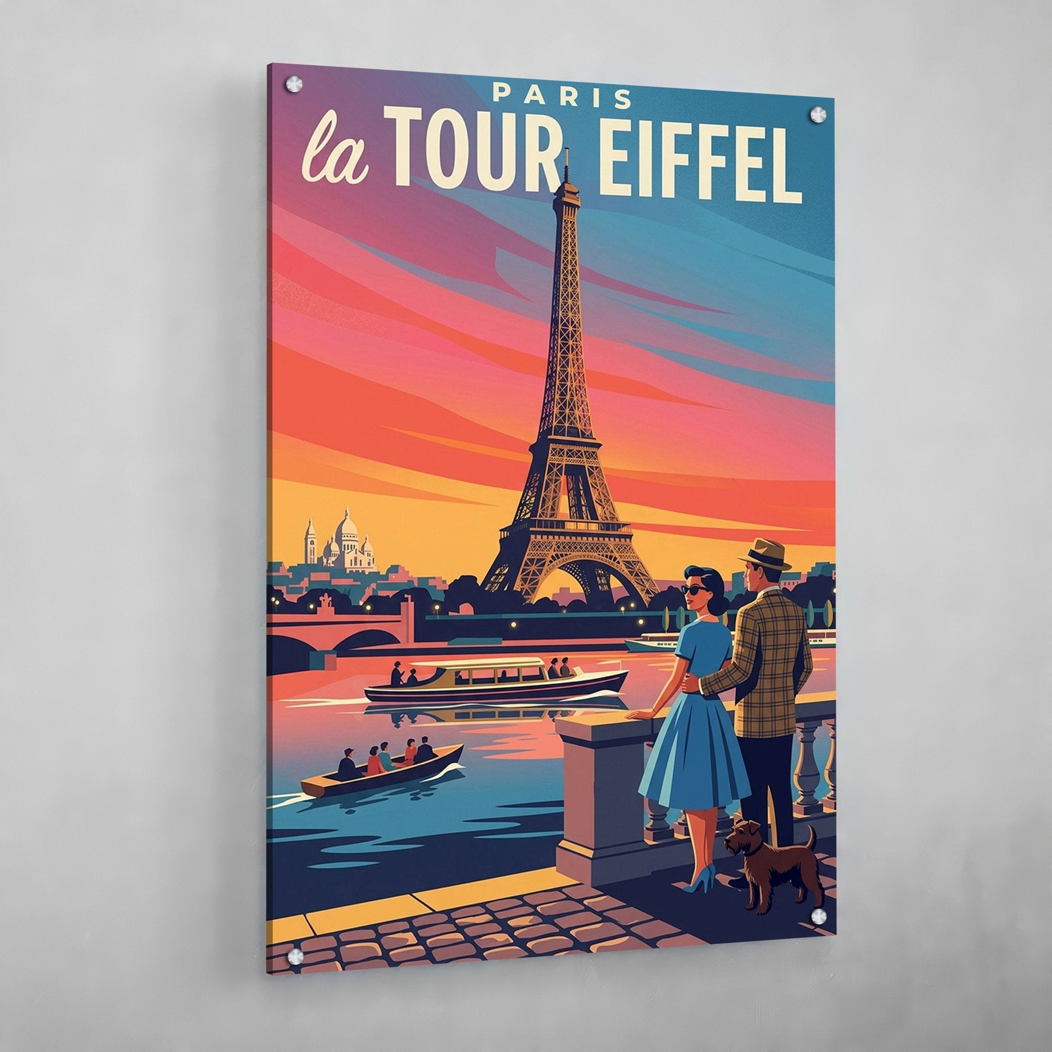 Vintage Paris Wall Art - Luxury Art Canvas