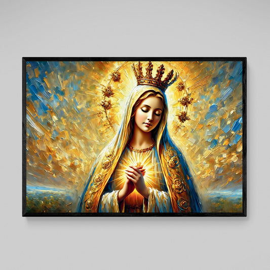 Virgin Mary Canvas Wall Art - Luxury Art Canvas