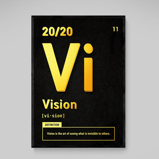 Vision Motivational Wall Art - Luxury Art Canvas