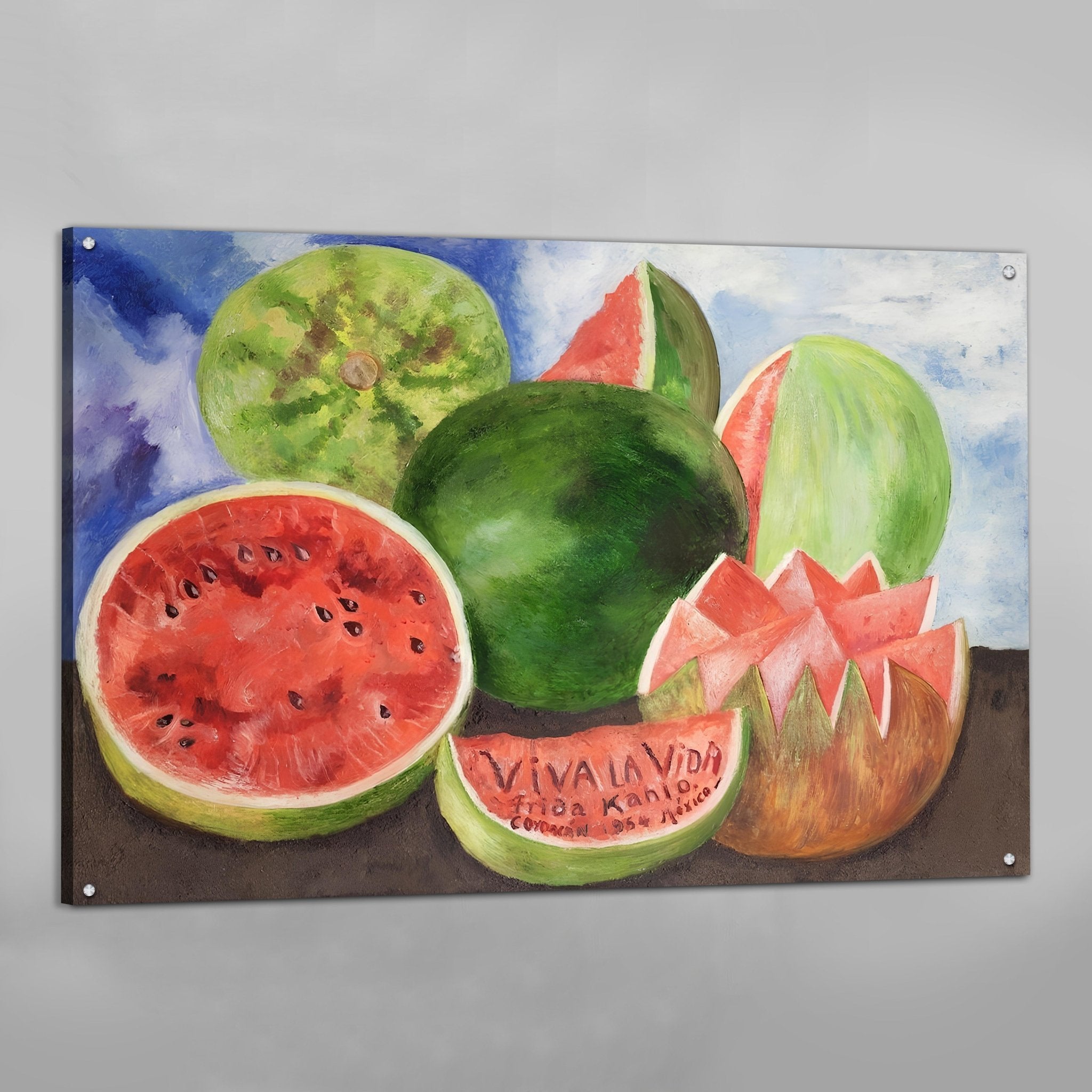 Viva La Vida Frida Kahlo Wall Art - Luxury Art Canvas