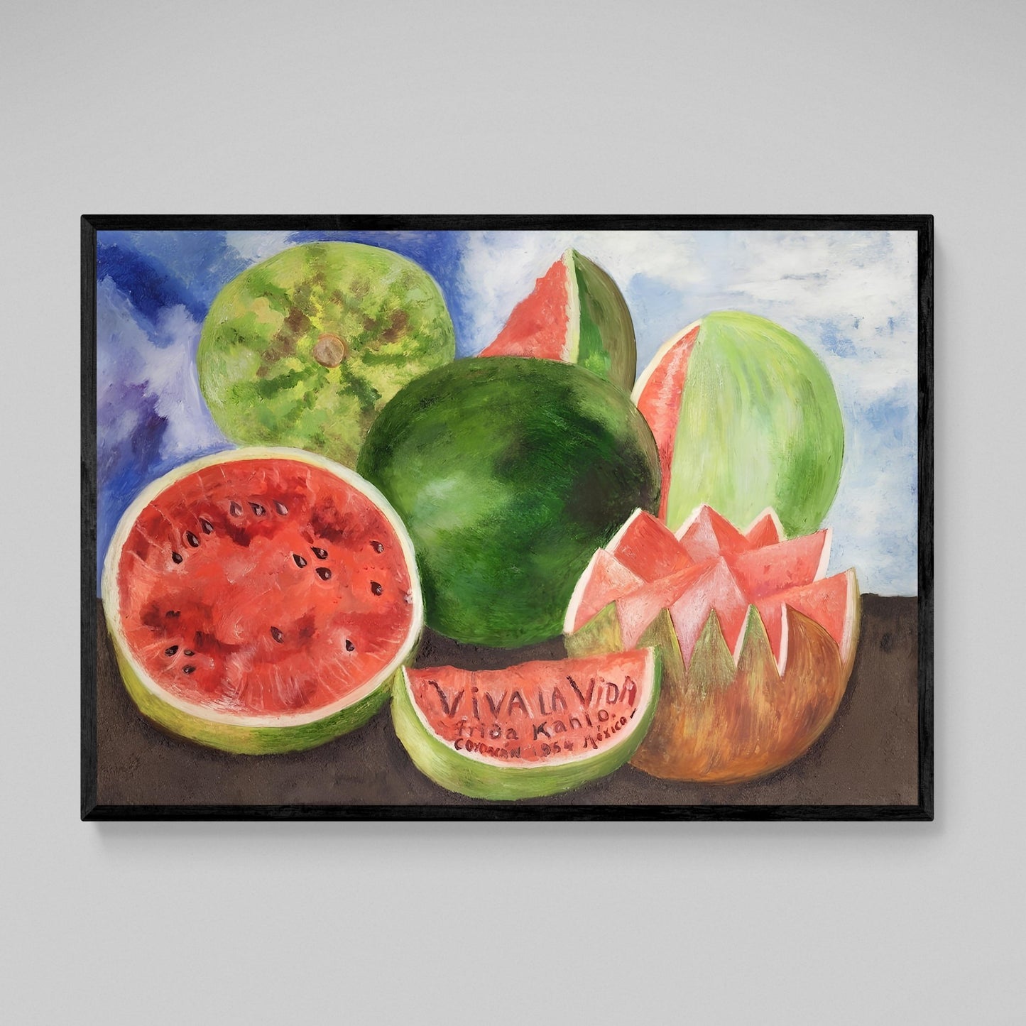 Viva La Vida Frida Kahlo Wall Art - Luxury Art Canvas