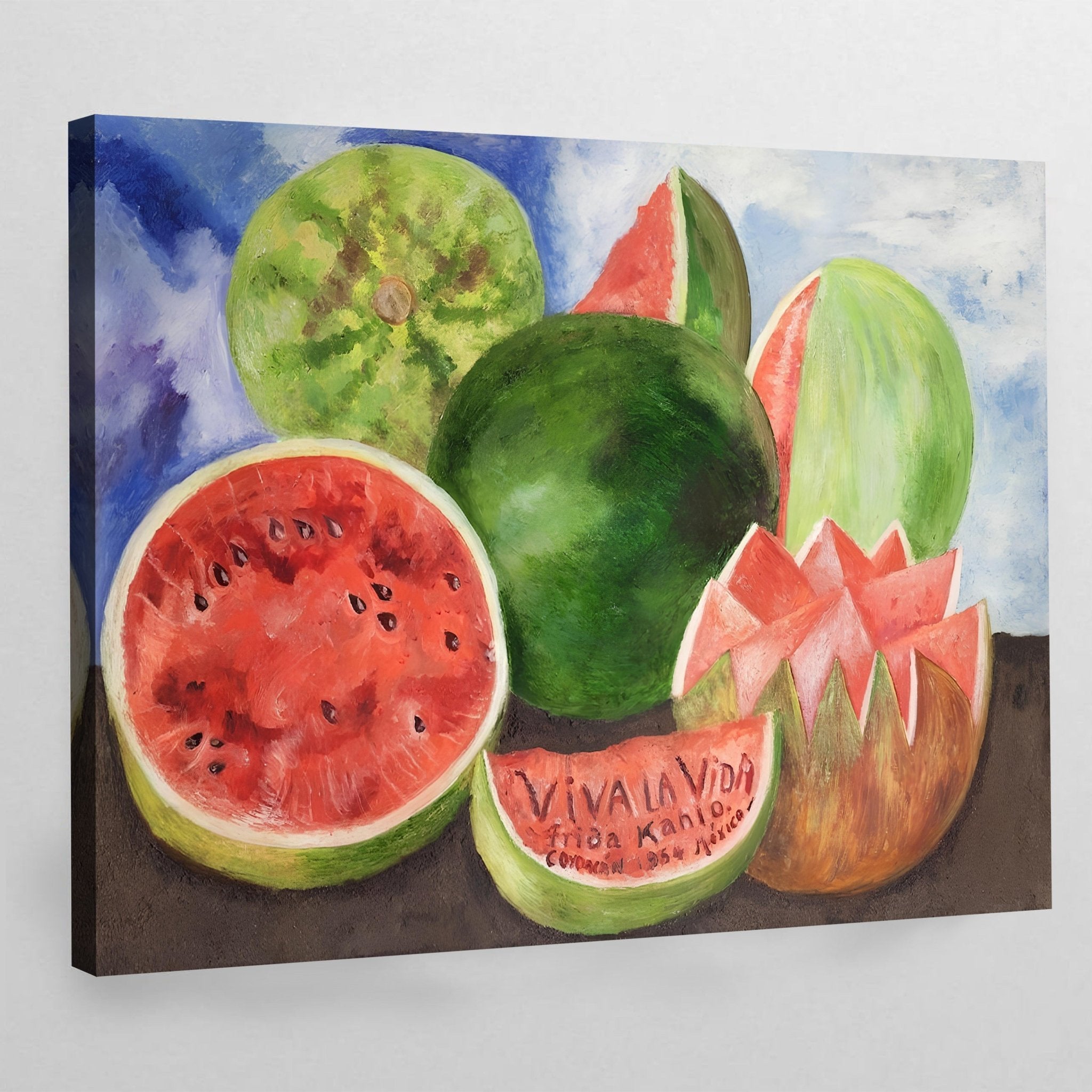 Viva La Vida Frida Kahlo Wall Art - Luxury Art Canvas