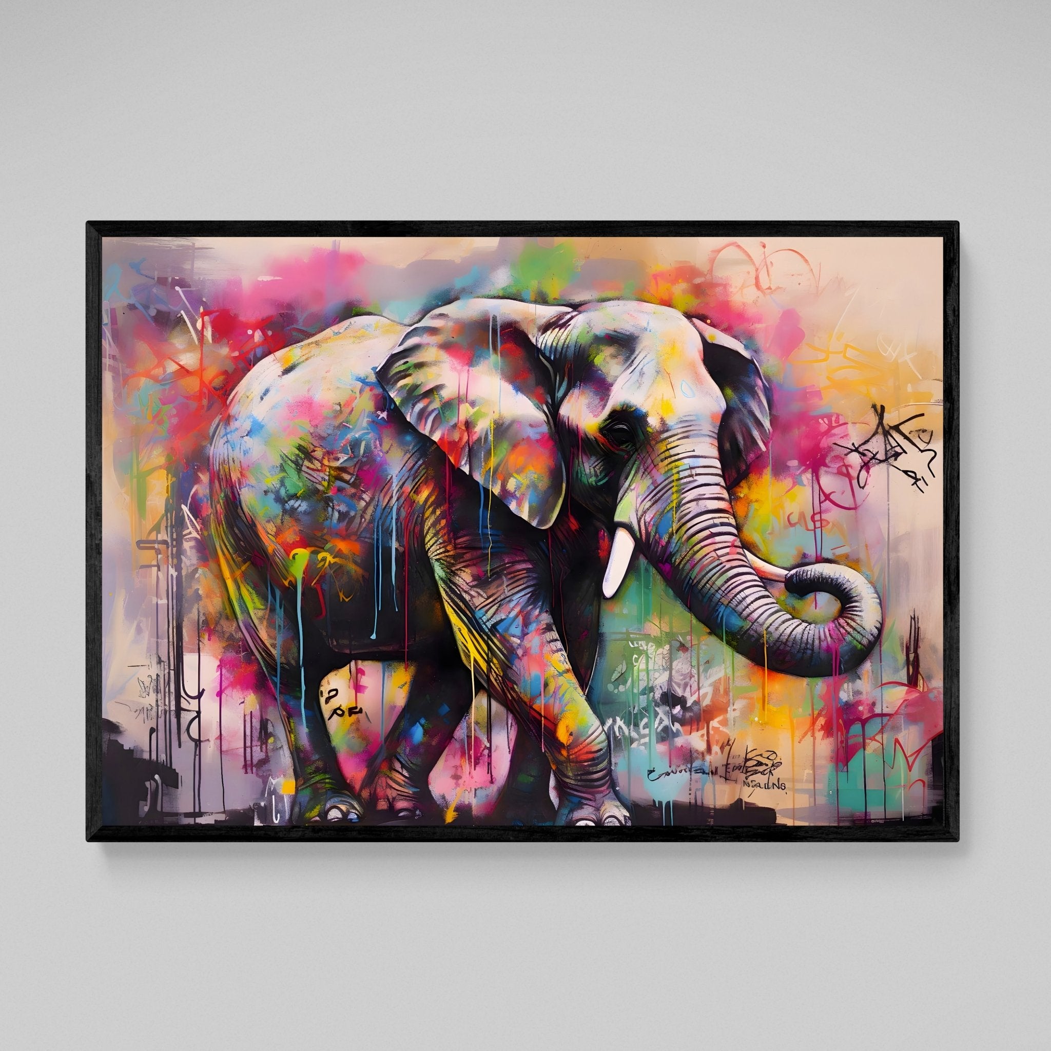 Wall Art Elephant - Luxury Art Canvas