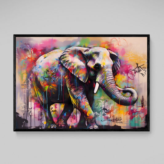 Wall Art Elephant - Luxury Art Canvas