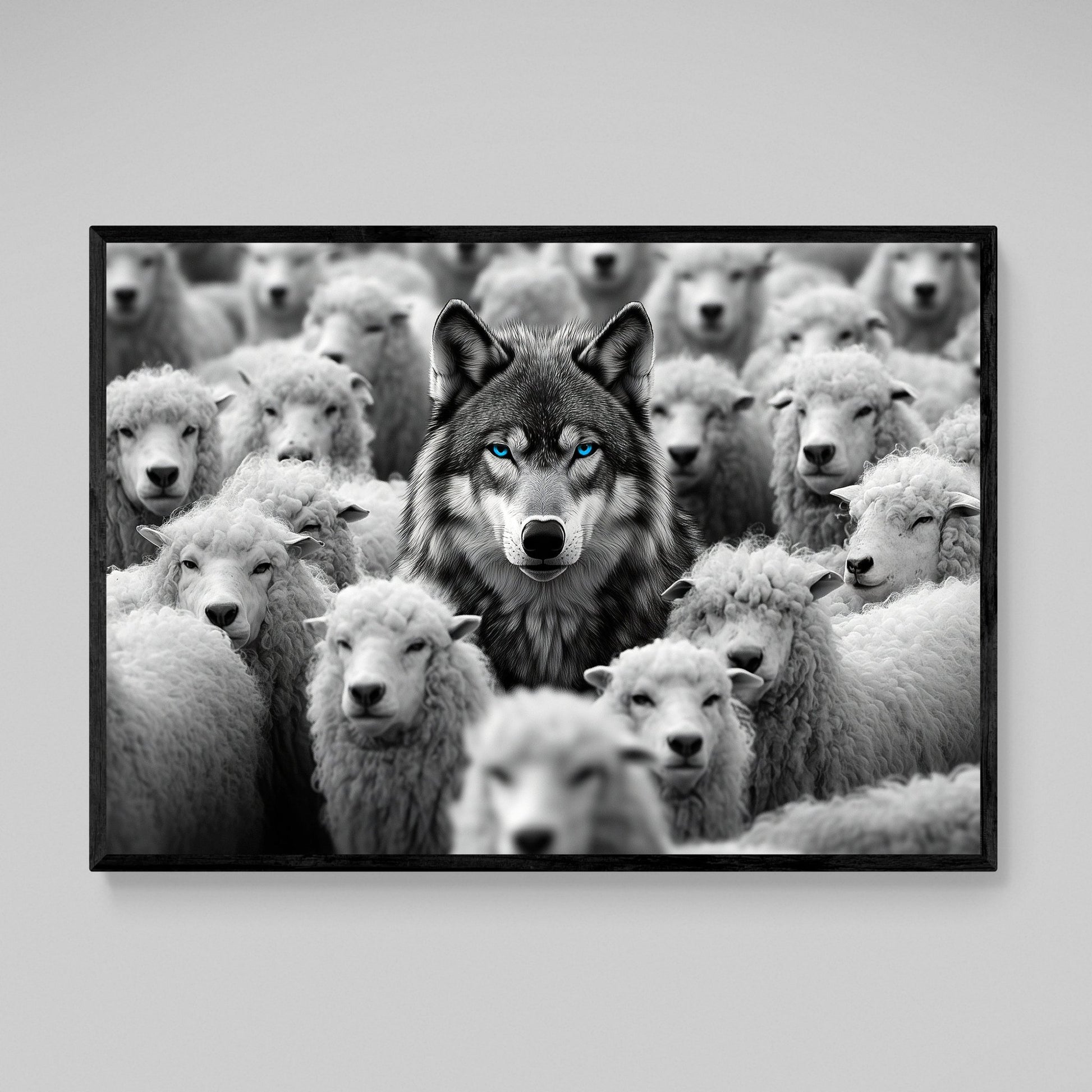 Wolf Canvas Wall Art - Luxury Art Canvas