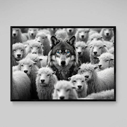 Wolf Canvas Wall Art - Luxury Art Canvas