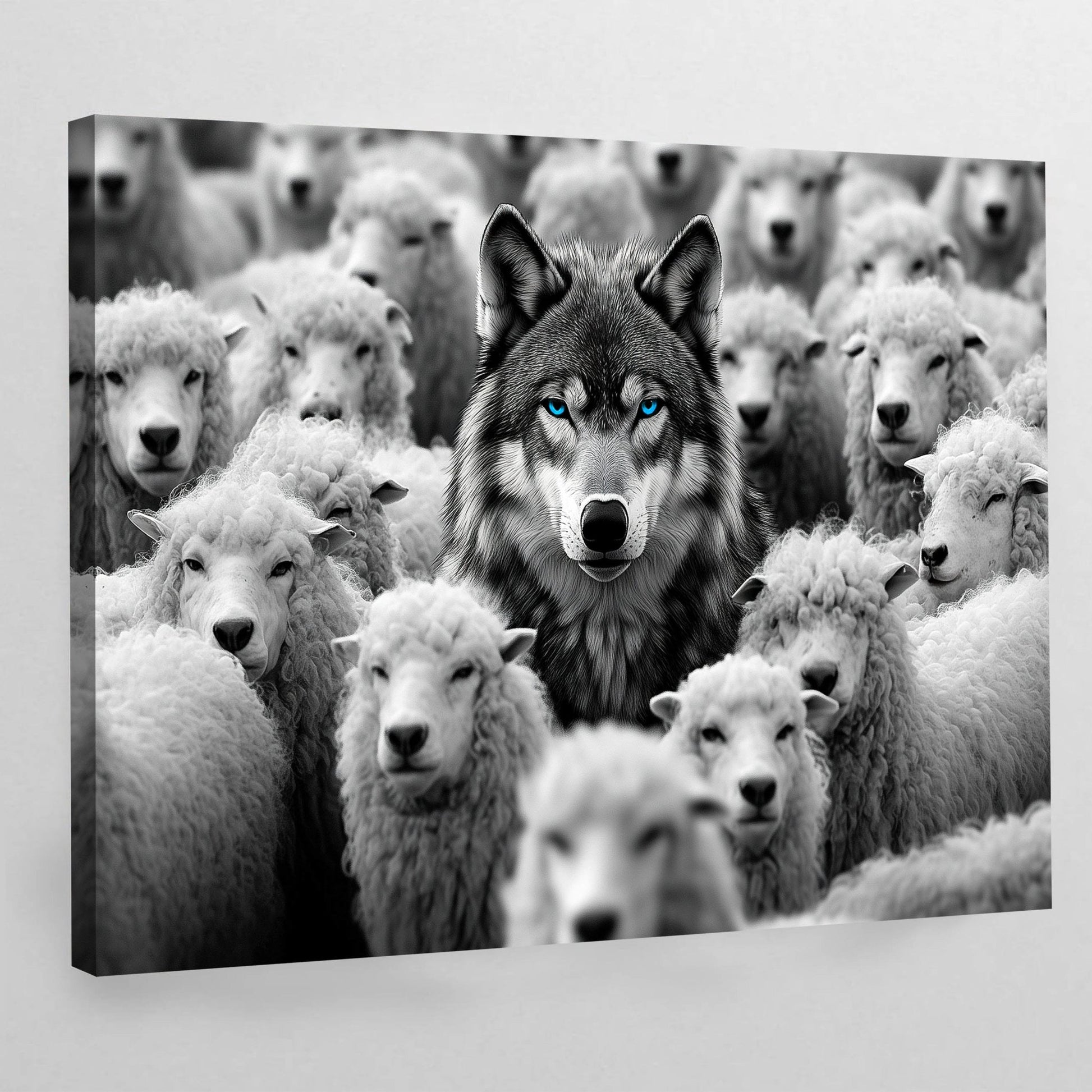 Wolf Canvas Wall Art - Luxury Art Canvas