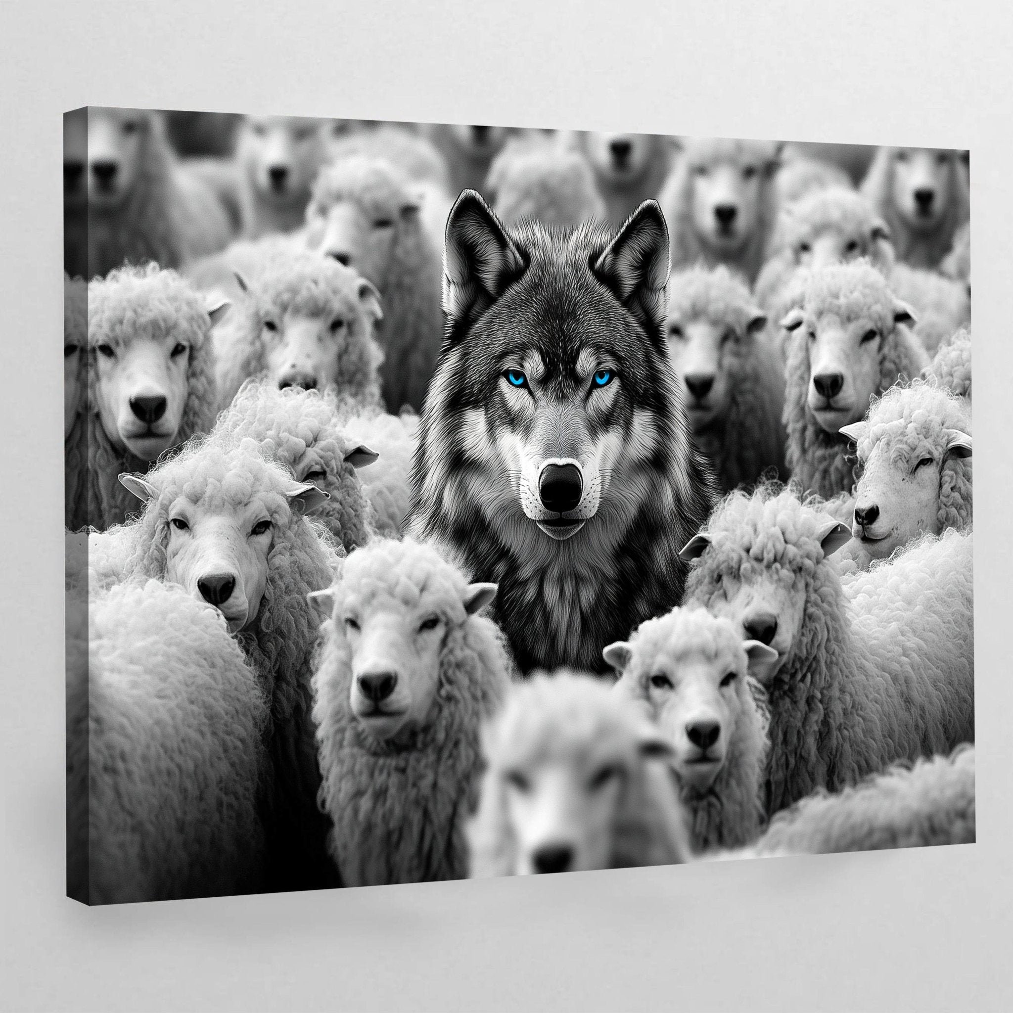 Wolf Canvas Wall Art - Luxury Art Canvas