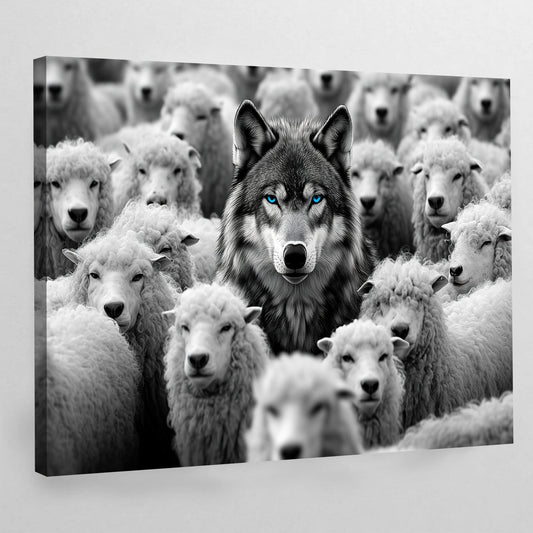 Wolf Canvas Wall Art - Luxury Art Canvas