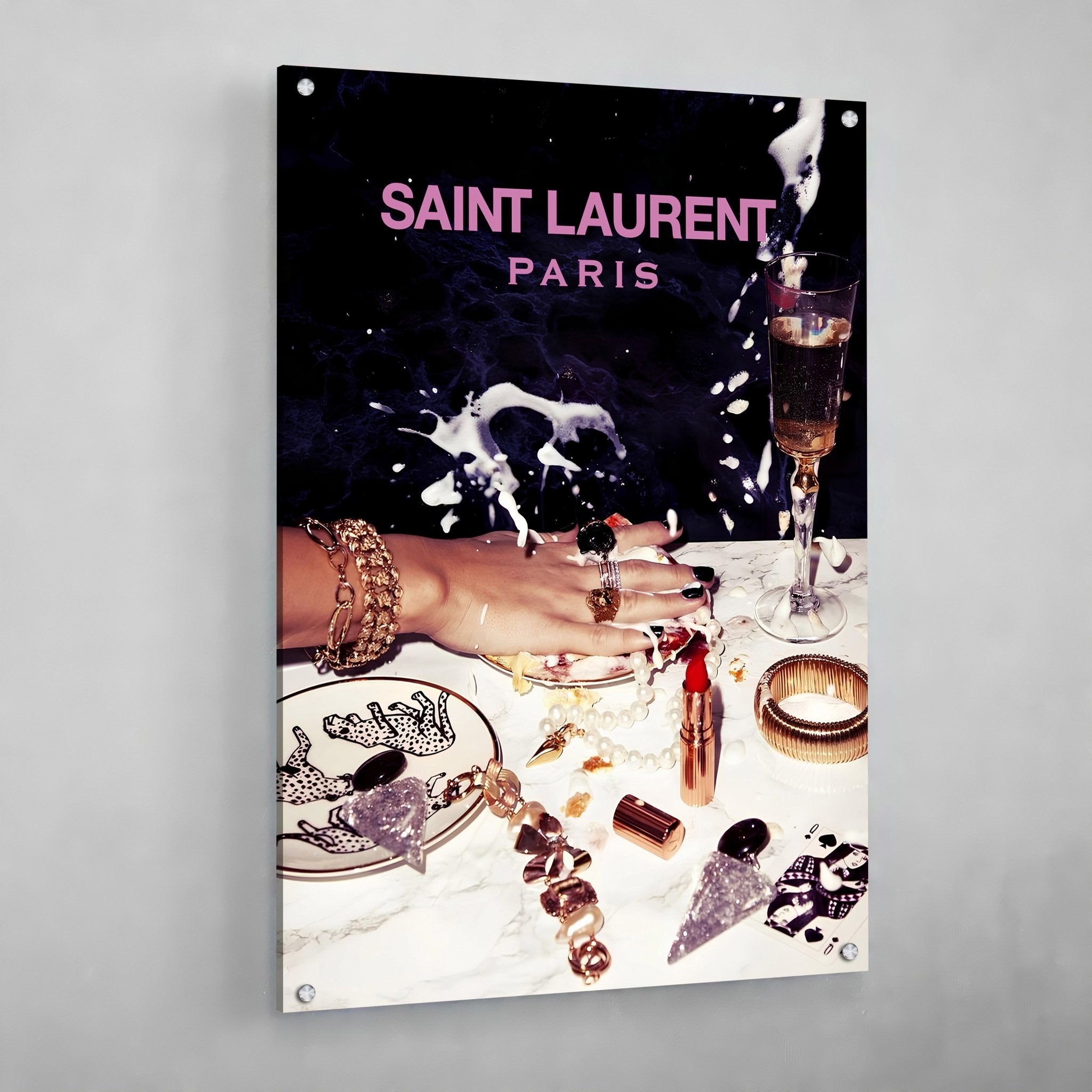 Yves Saint Laurent Wall Art - Luxury Art Canvas