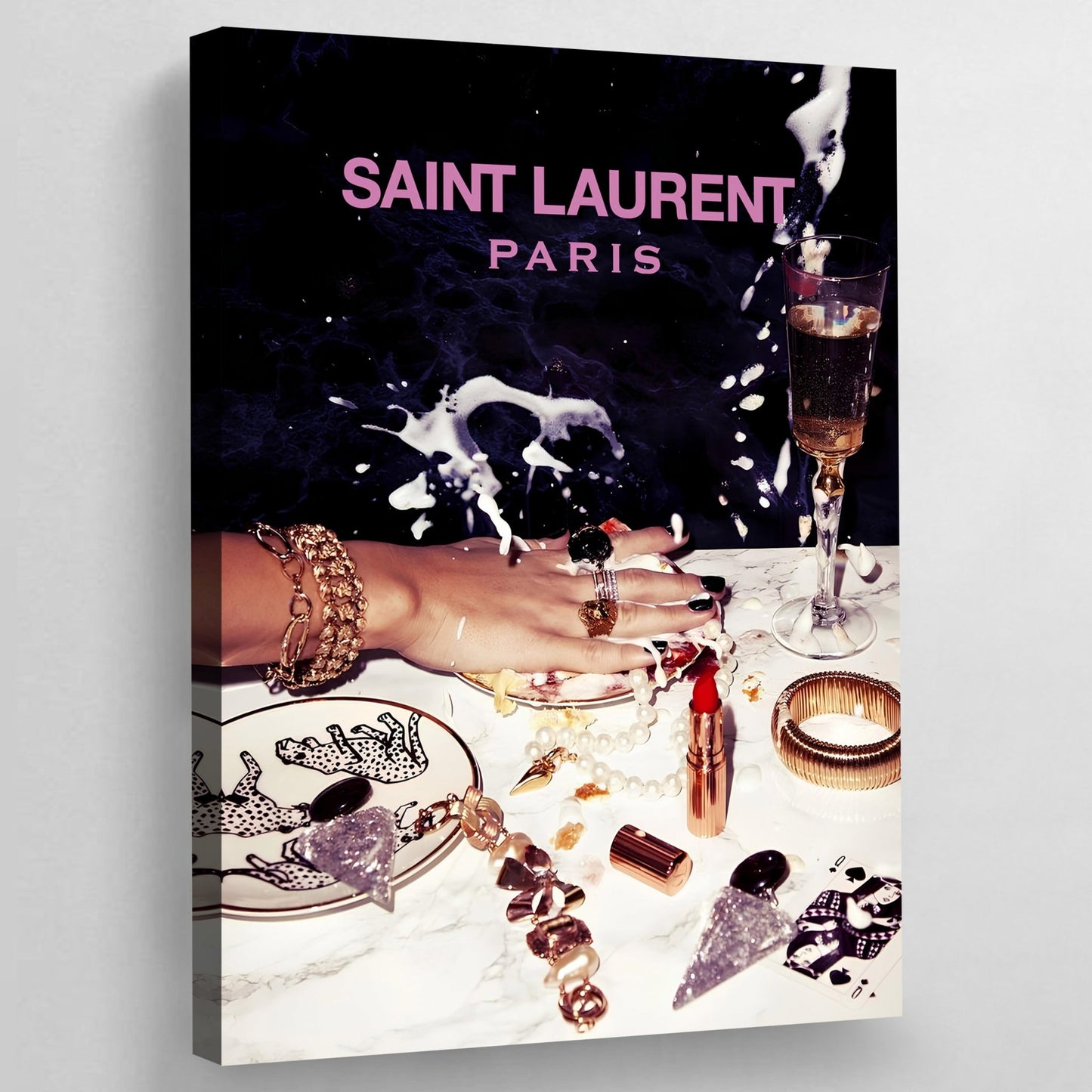 Yves Saint Laurent Wall Art - Luxury Art Canvas