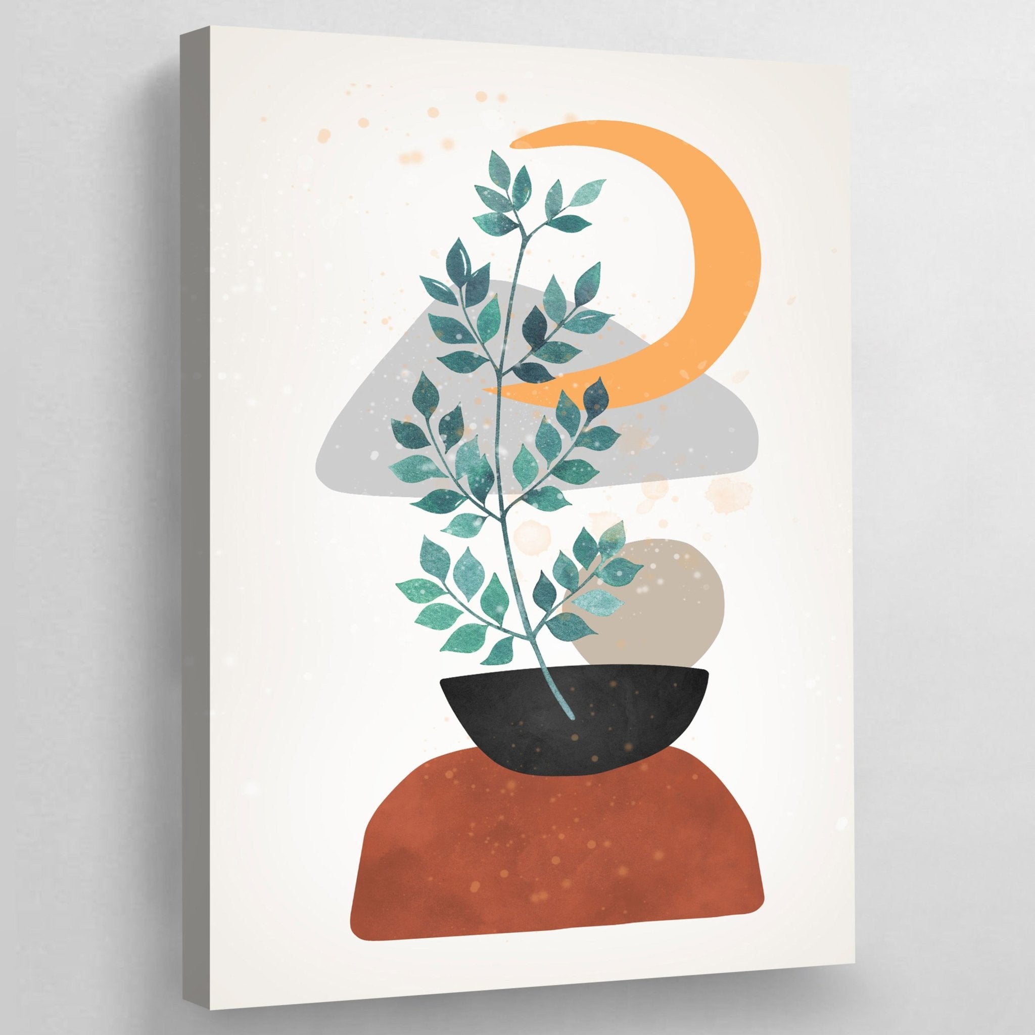 Zen Plant Scandinavian Wall Art - Luxury Art Canvas