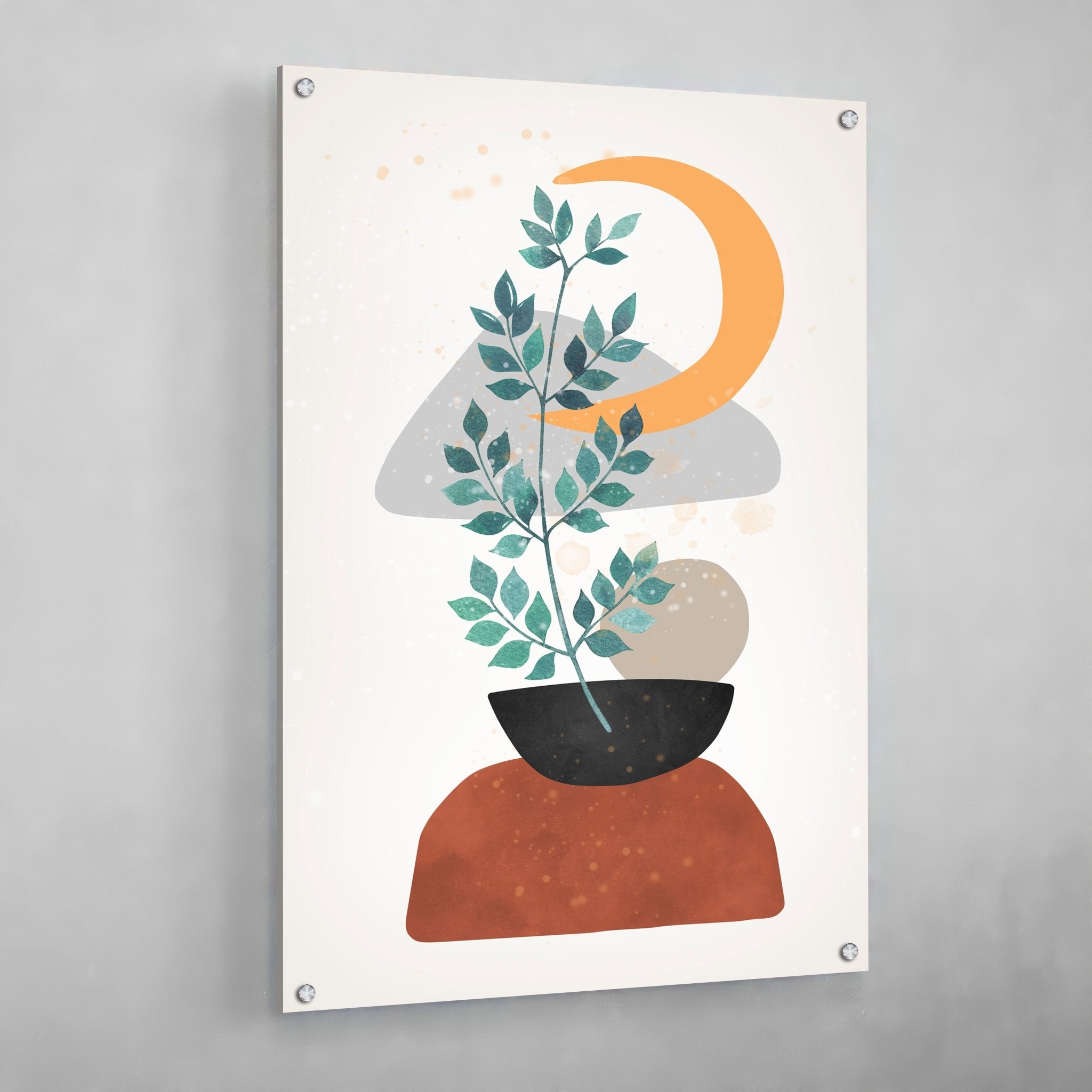 Zen Plant Scandinavian Wall Art - Luxury Art Canvas