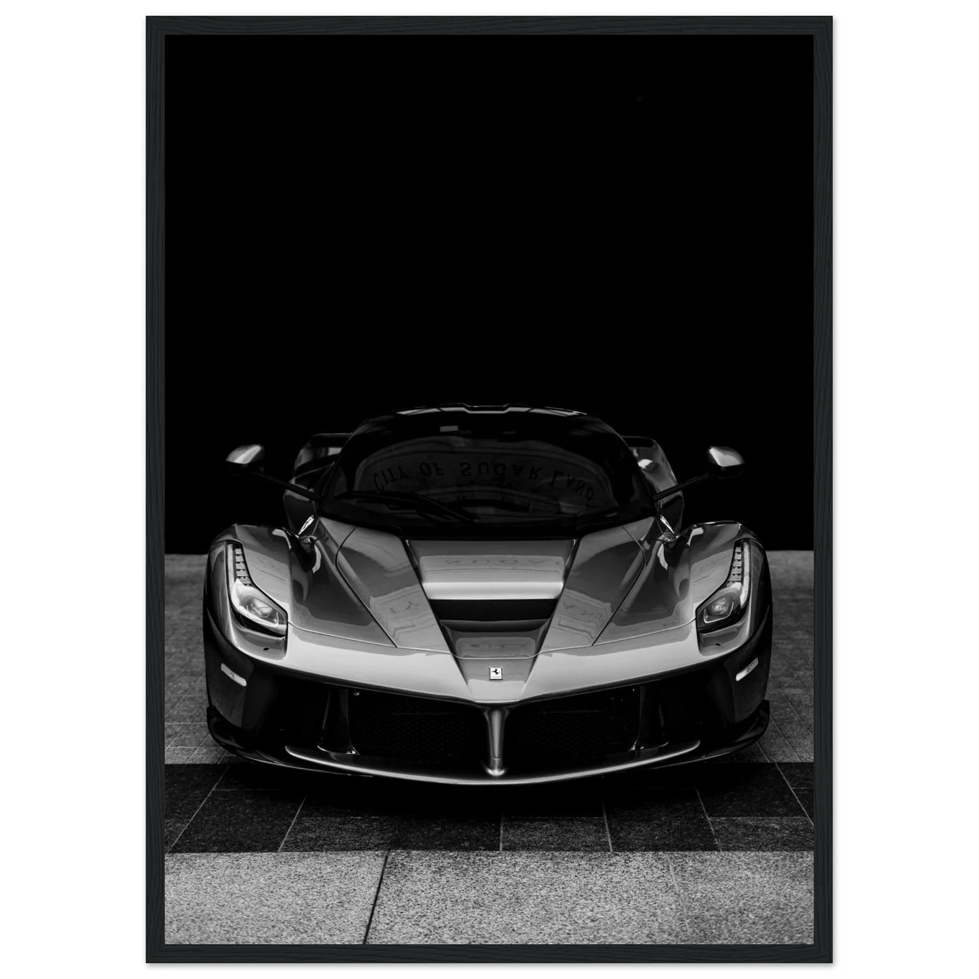 Black And White Car Wall Art - Luxury Art Canvas