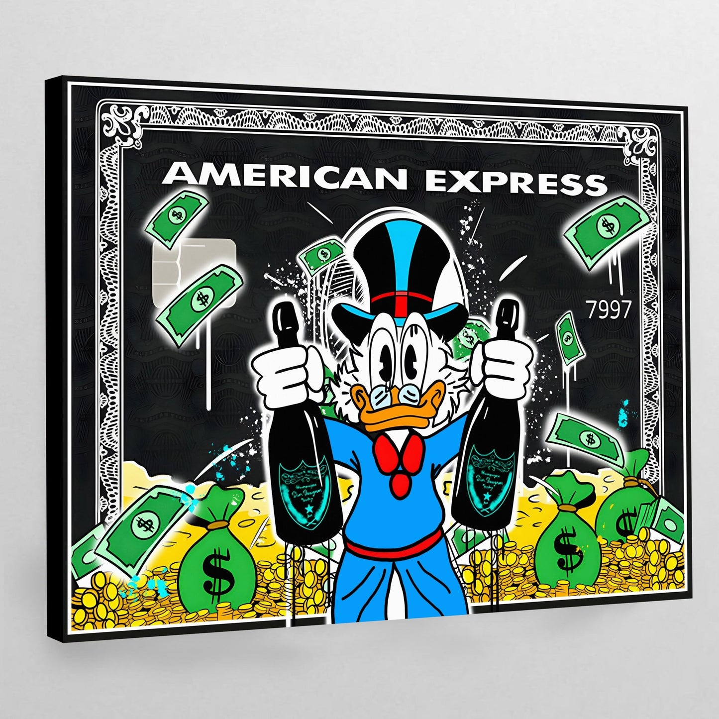 American Express Canvas Wall Art - Luxury Art Canvas