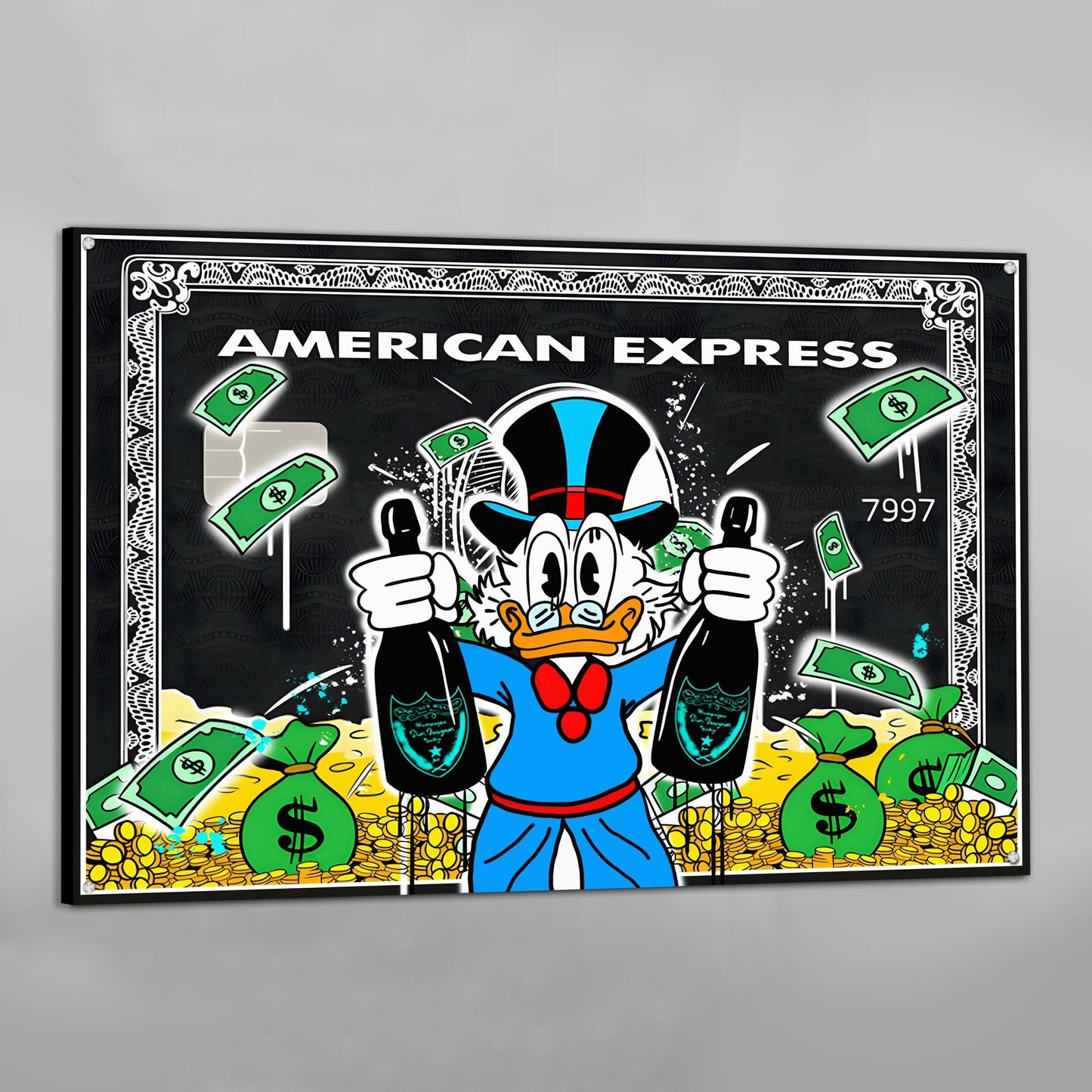 American Express Canvas Wall Art - Luxury Art Canvas